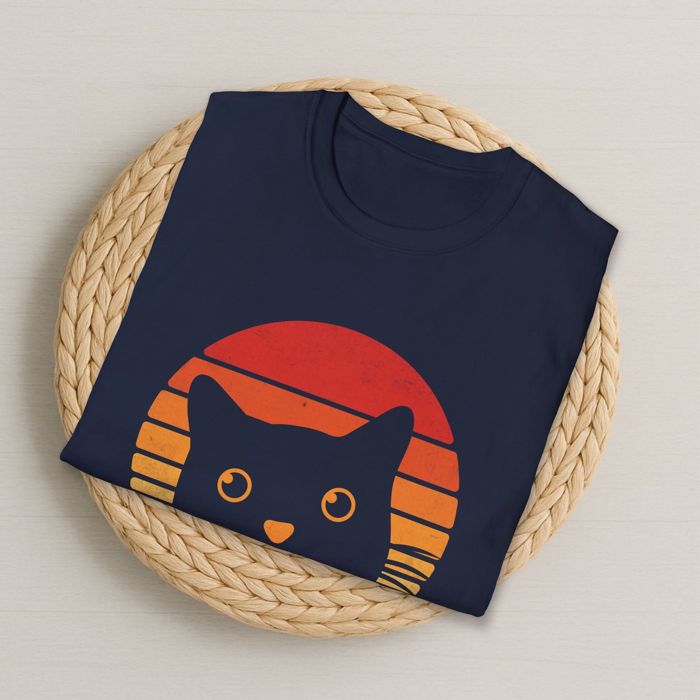 Ew People Retro-Katzen-T-Shirt