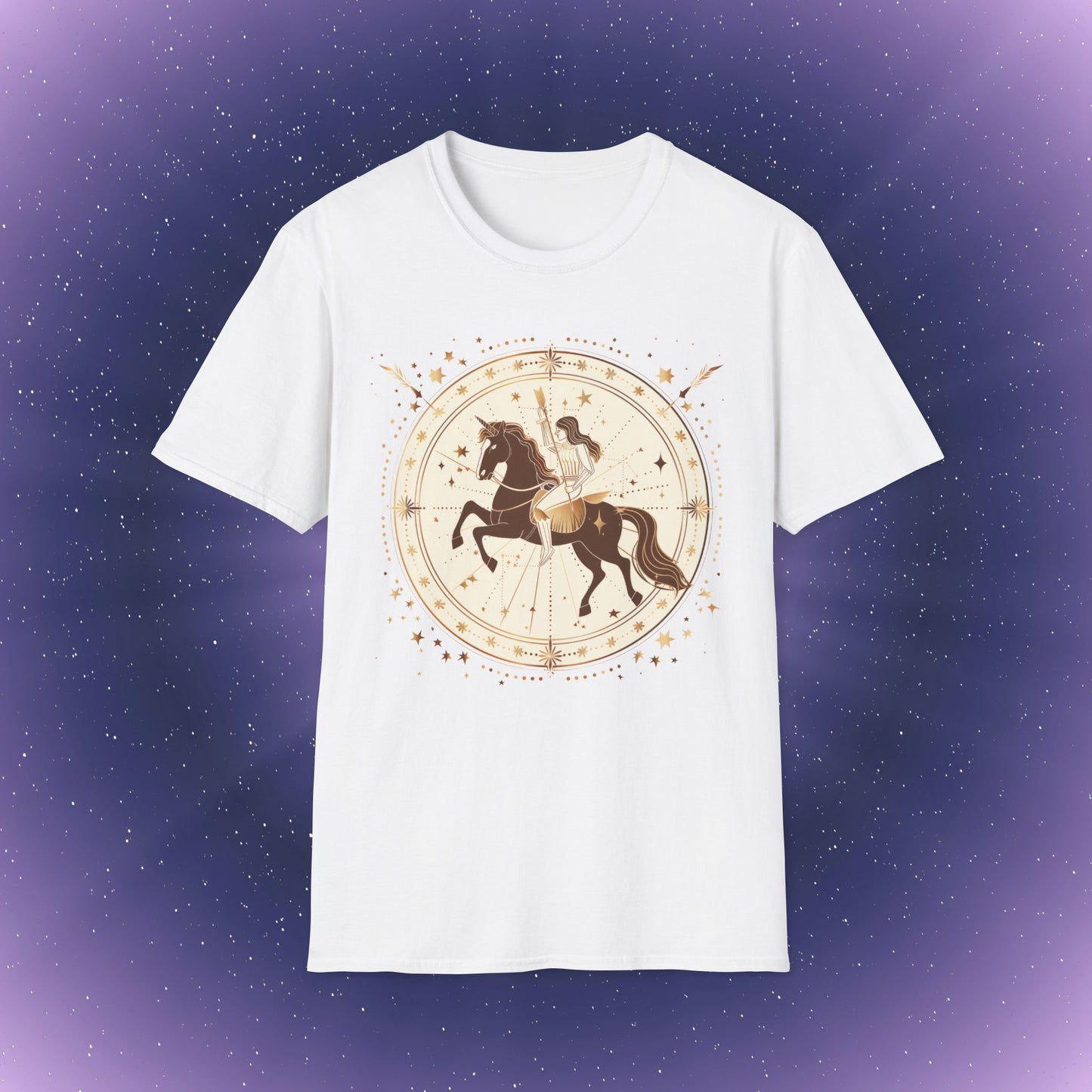 Camiseta bohemia del signo zodiacal Sagitario