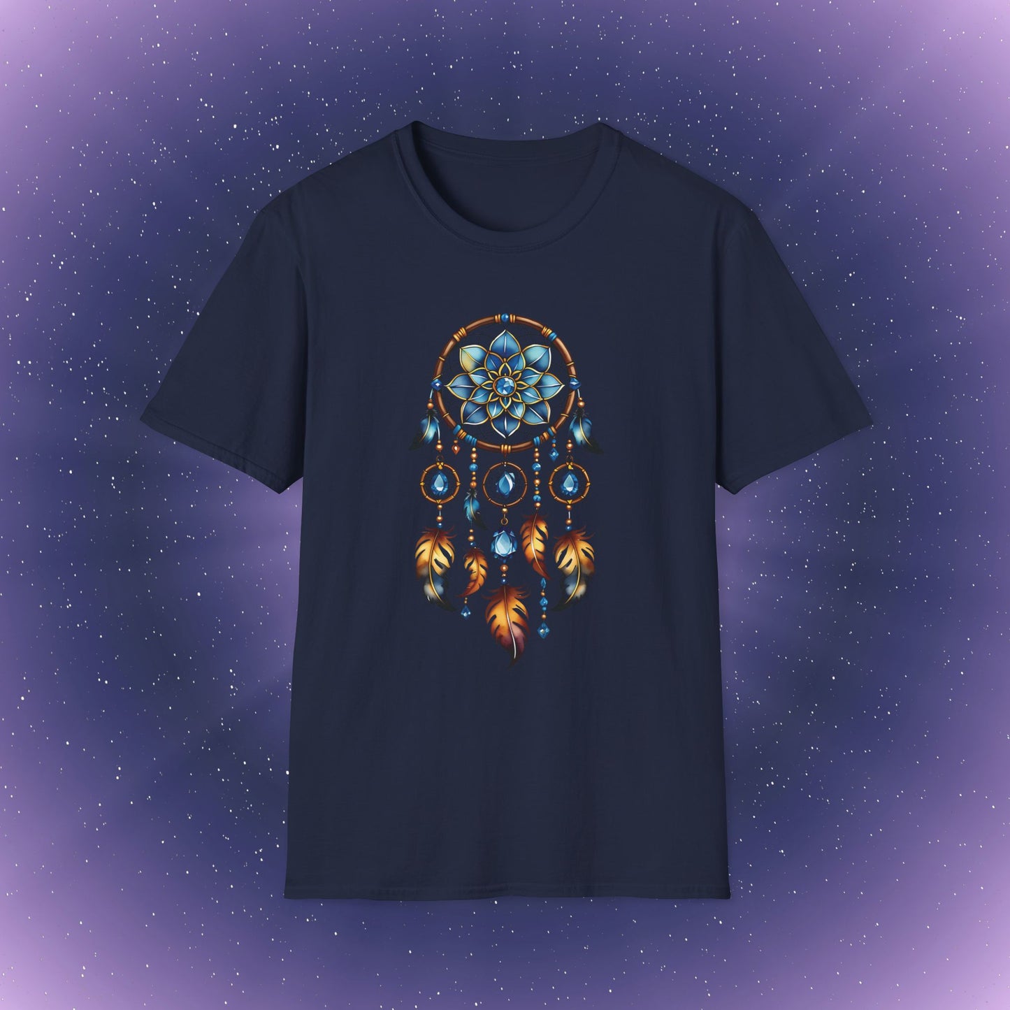 Camiseta con atrapasueños y piedra natal de topacio de Escorpio