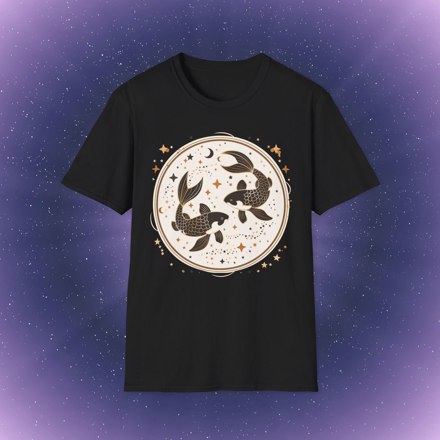 Camiseta bohemia del signo zodiacal Piscis