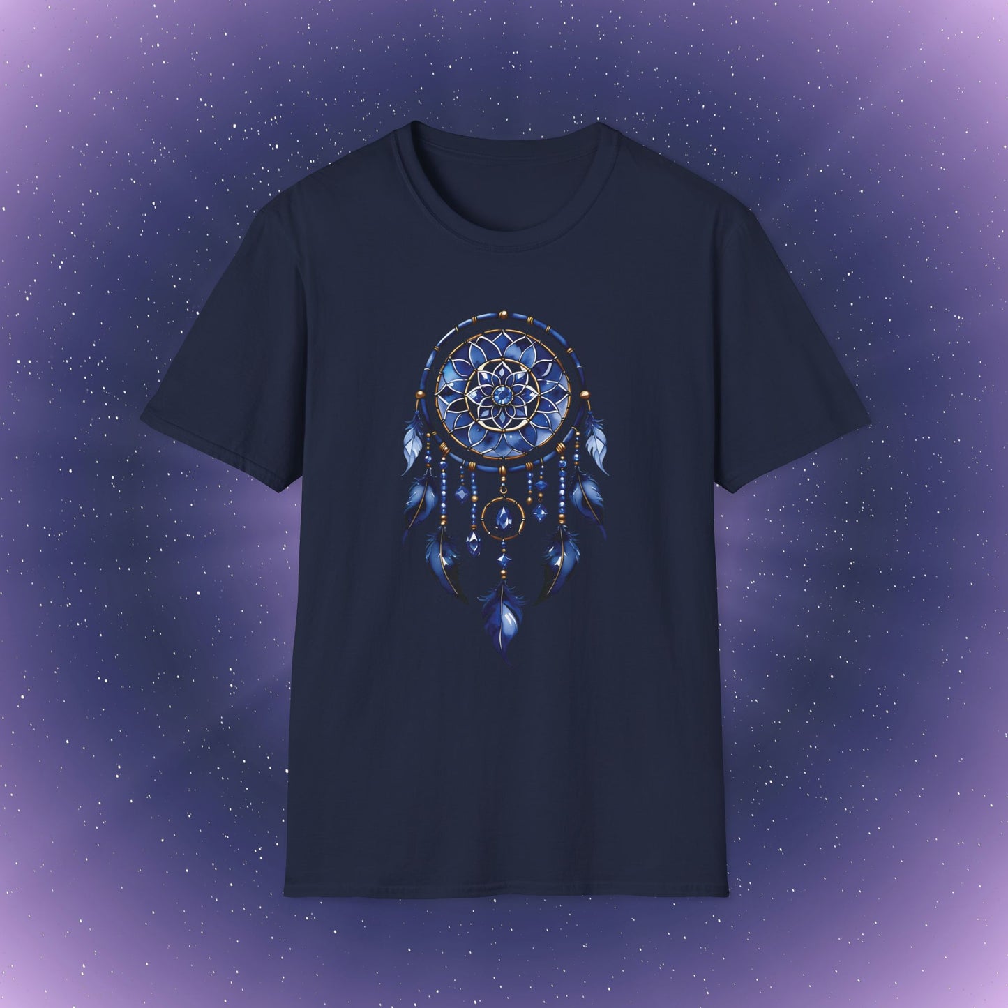 Camiseta atrapasueños con zafiro de Virgo