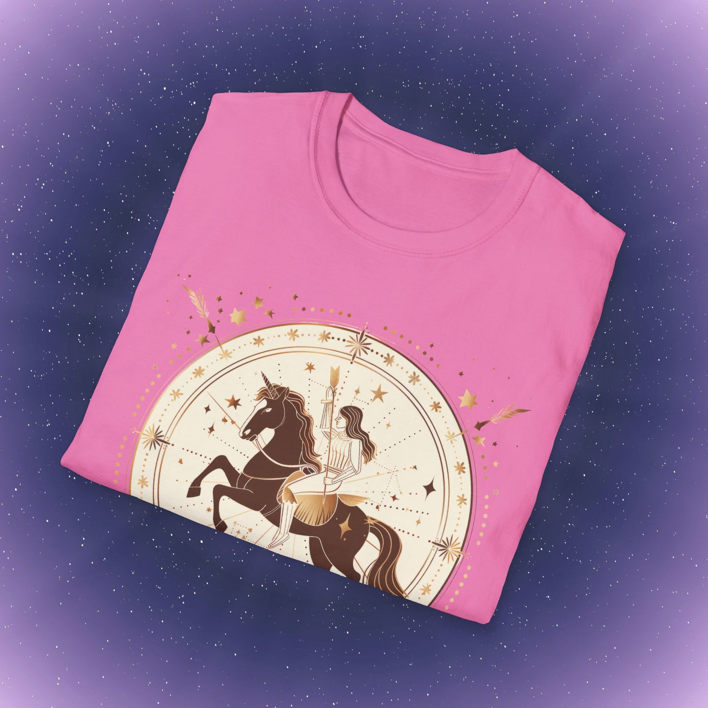 Camiseta bohemia del signo zodiacal Sagitario