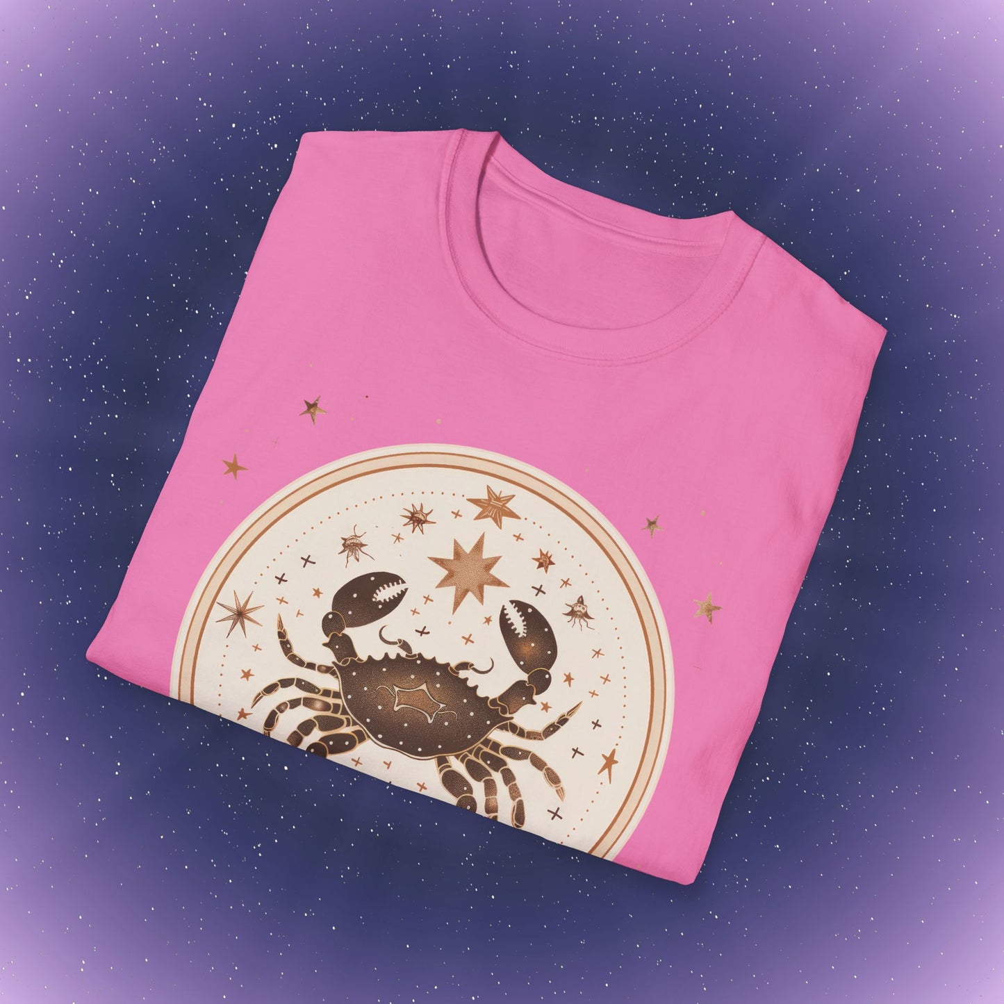 Camiseta bohemia del signo zodiacal Cáncer