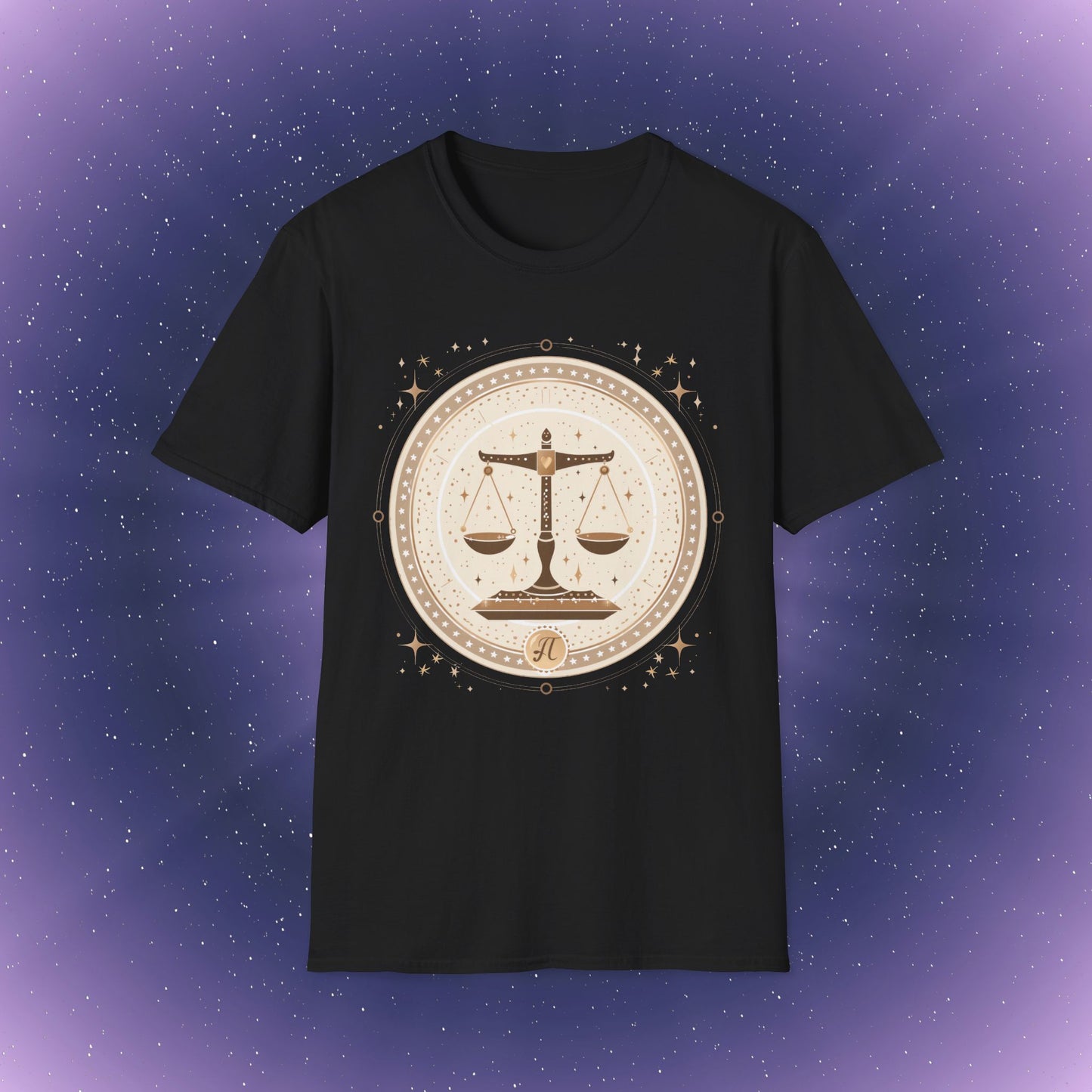 Camiseta bohemia del signo zodiacal Libra