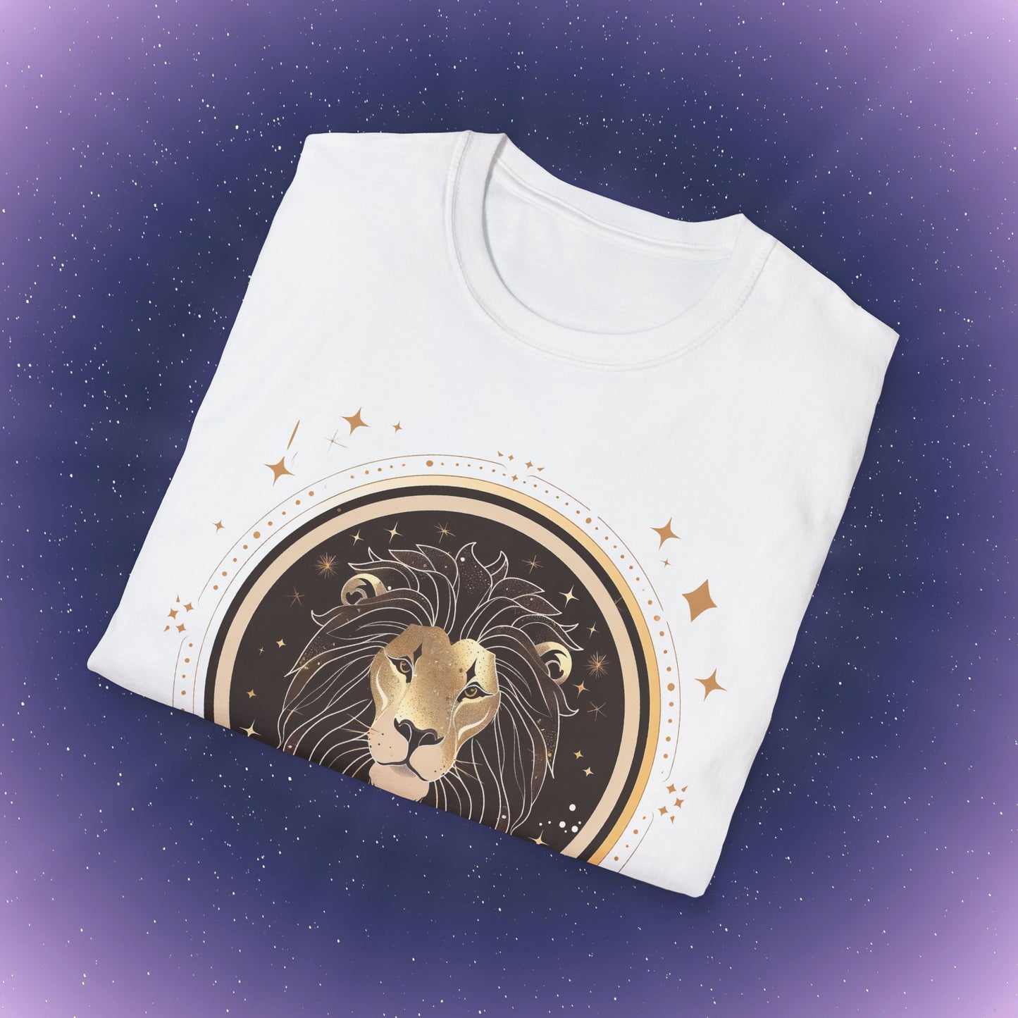 Camiseta bohemia del signo zodiacal Leo