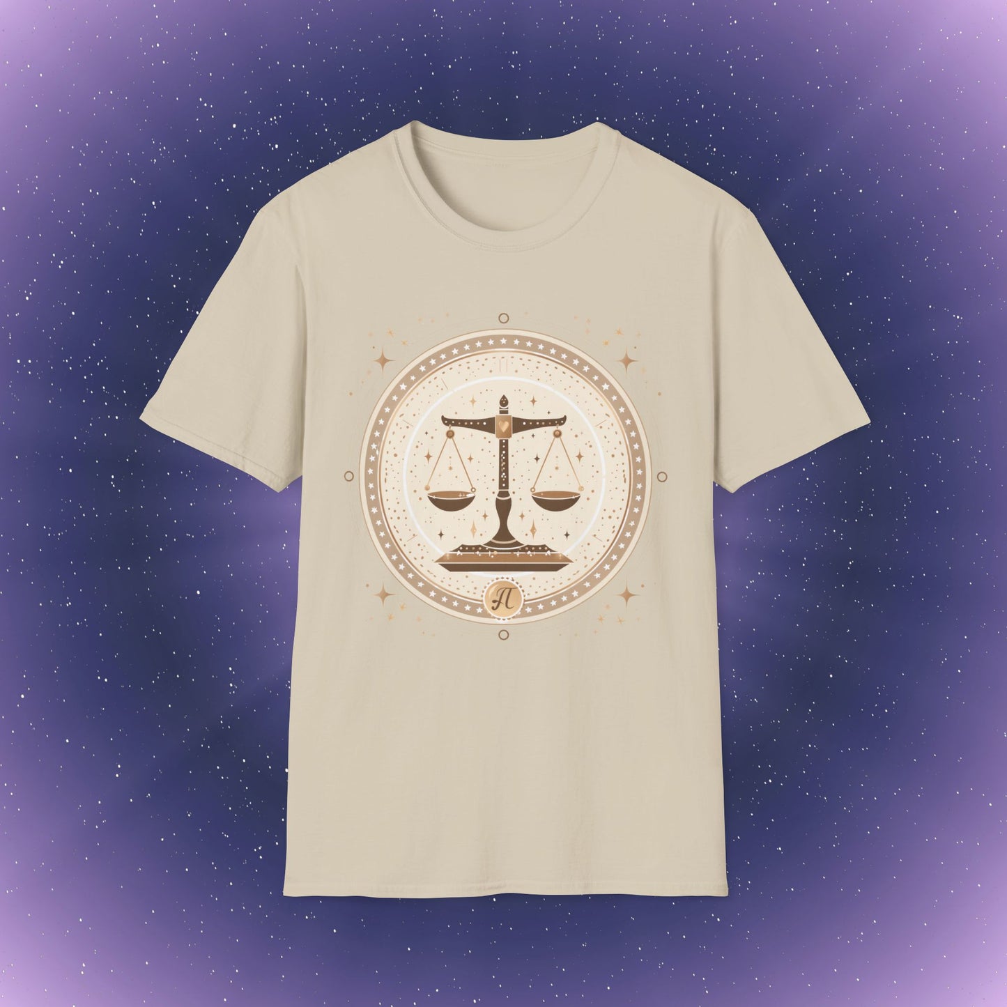 Camiseta bohemia del signo zodiacal Libra
