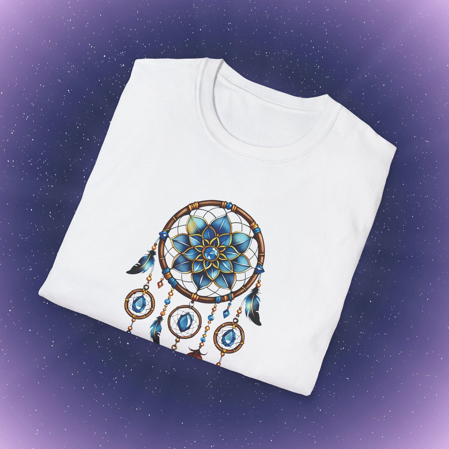 Camiseta con atrapasueños y piedra natal de topacio de Escorpio