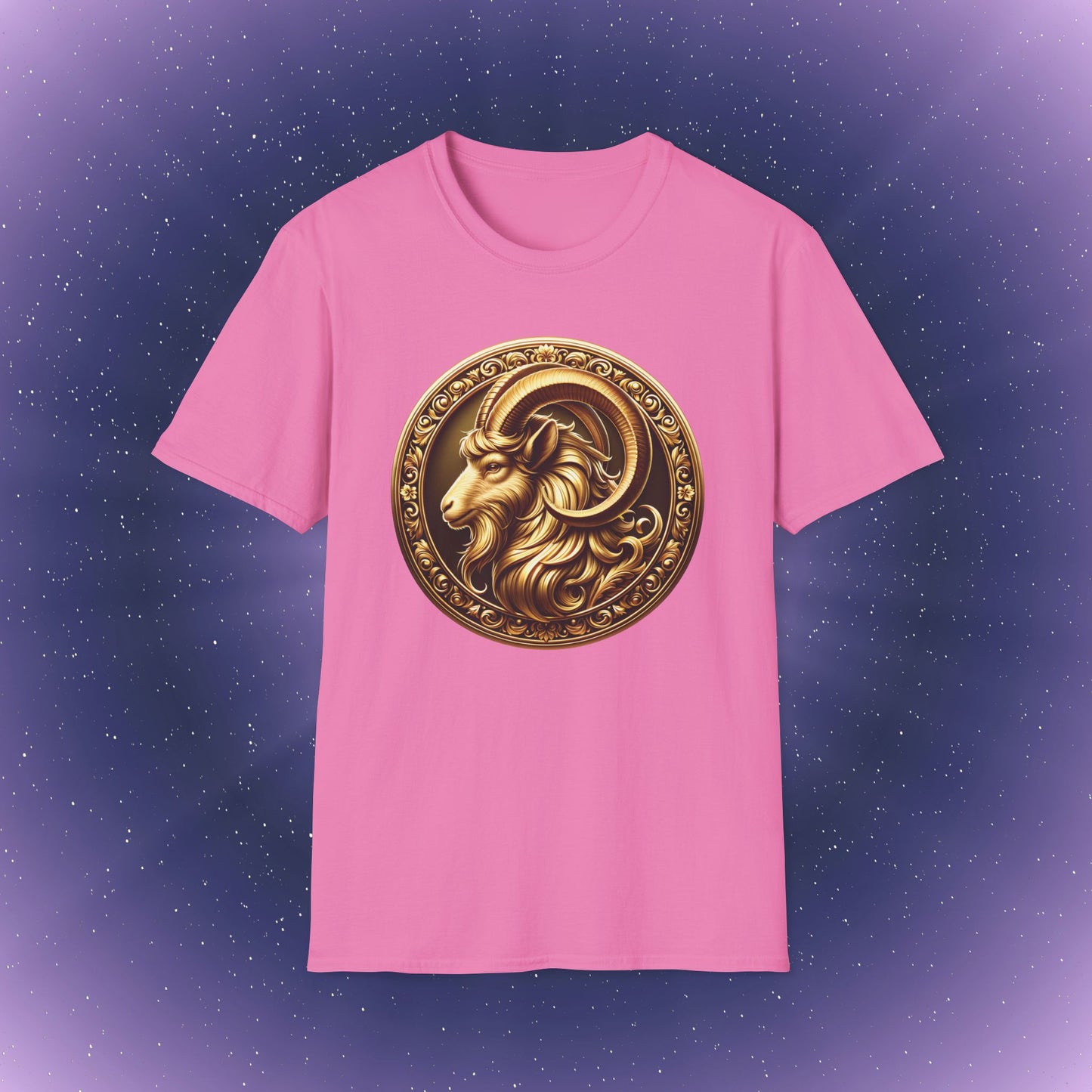 Capricorn Gold Zodiac Sign T-Shirt