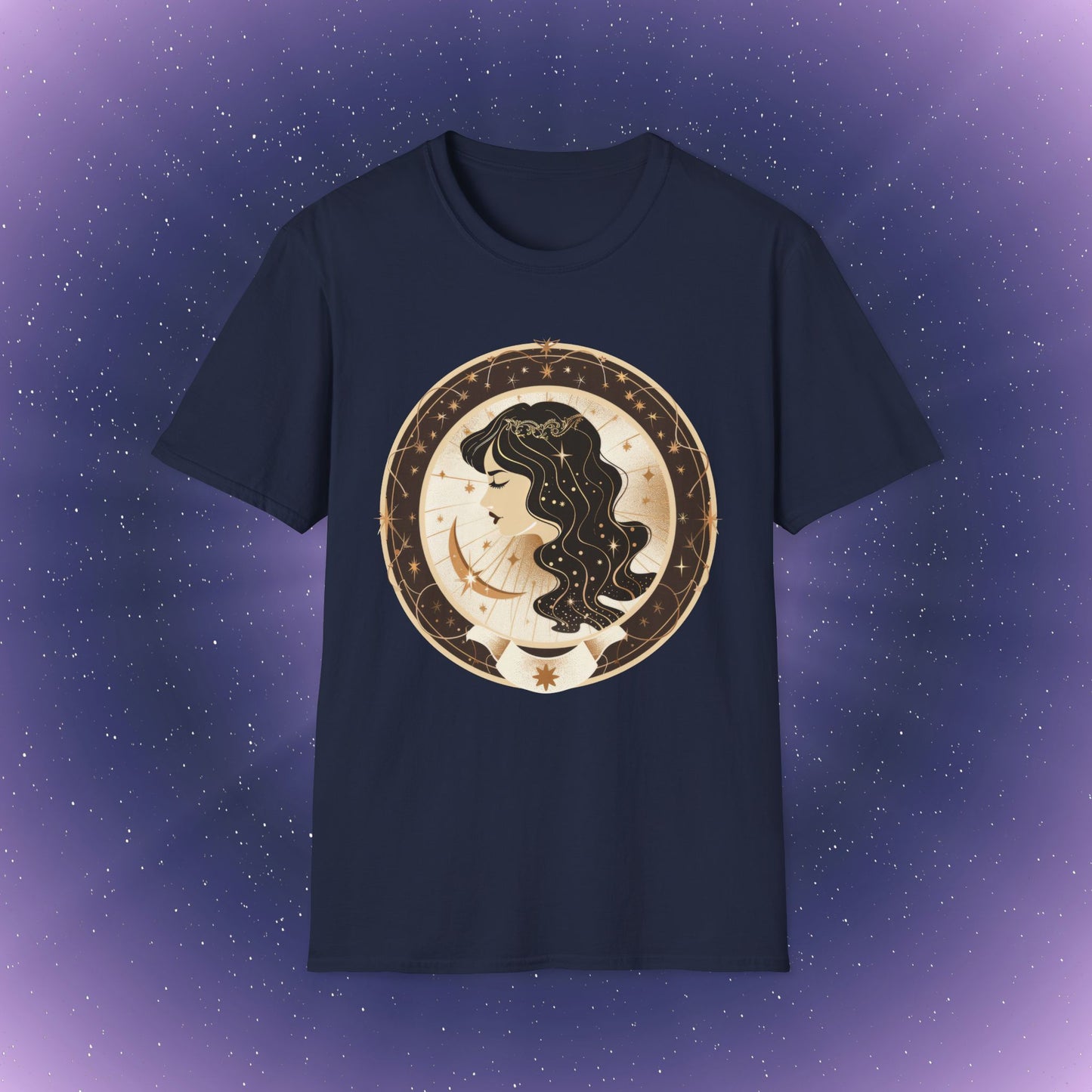 Camiseta bohemia del signo zodiacal Virgo