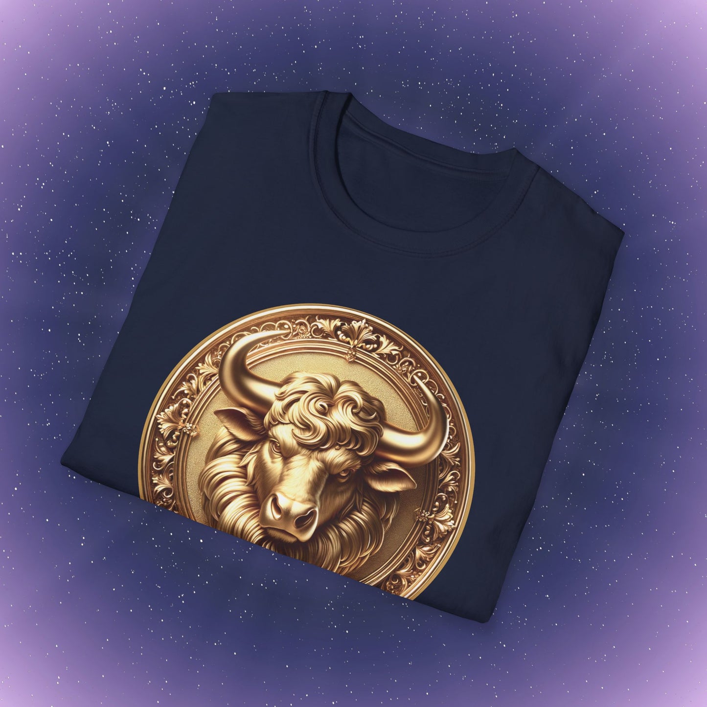 Taurus Gold Zodiac Sign T-Shirt