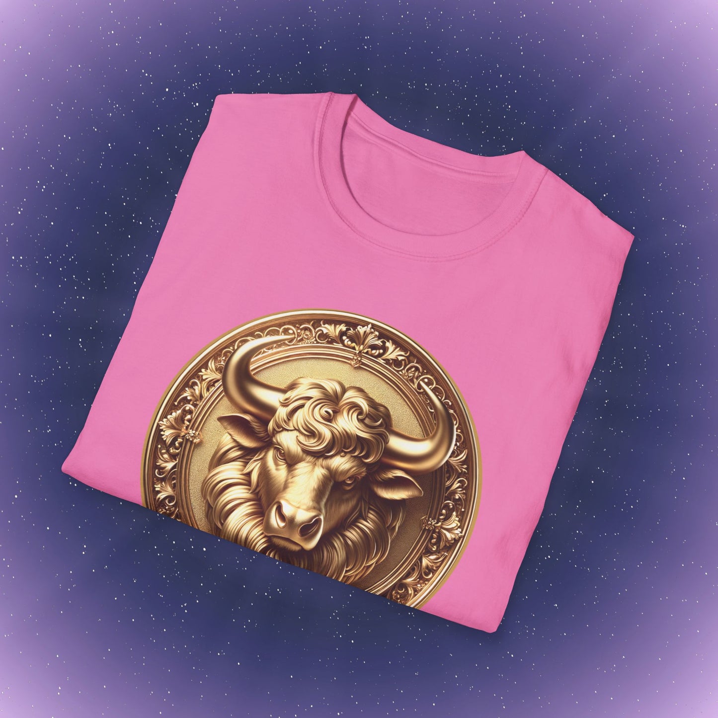 Taurus Gold Zodiac Sign T-Shirt