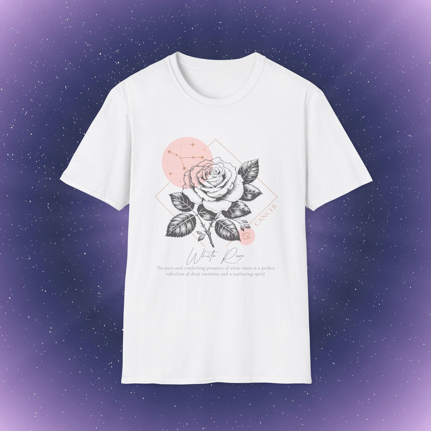 Camiseta con la flor de nacimiento del signo zodiacal Cáncer