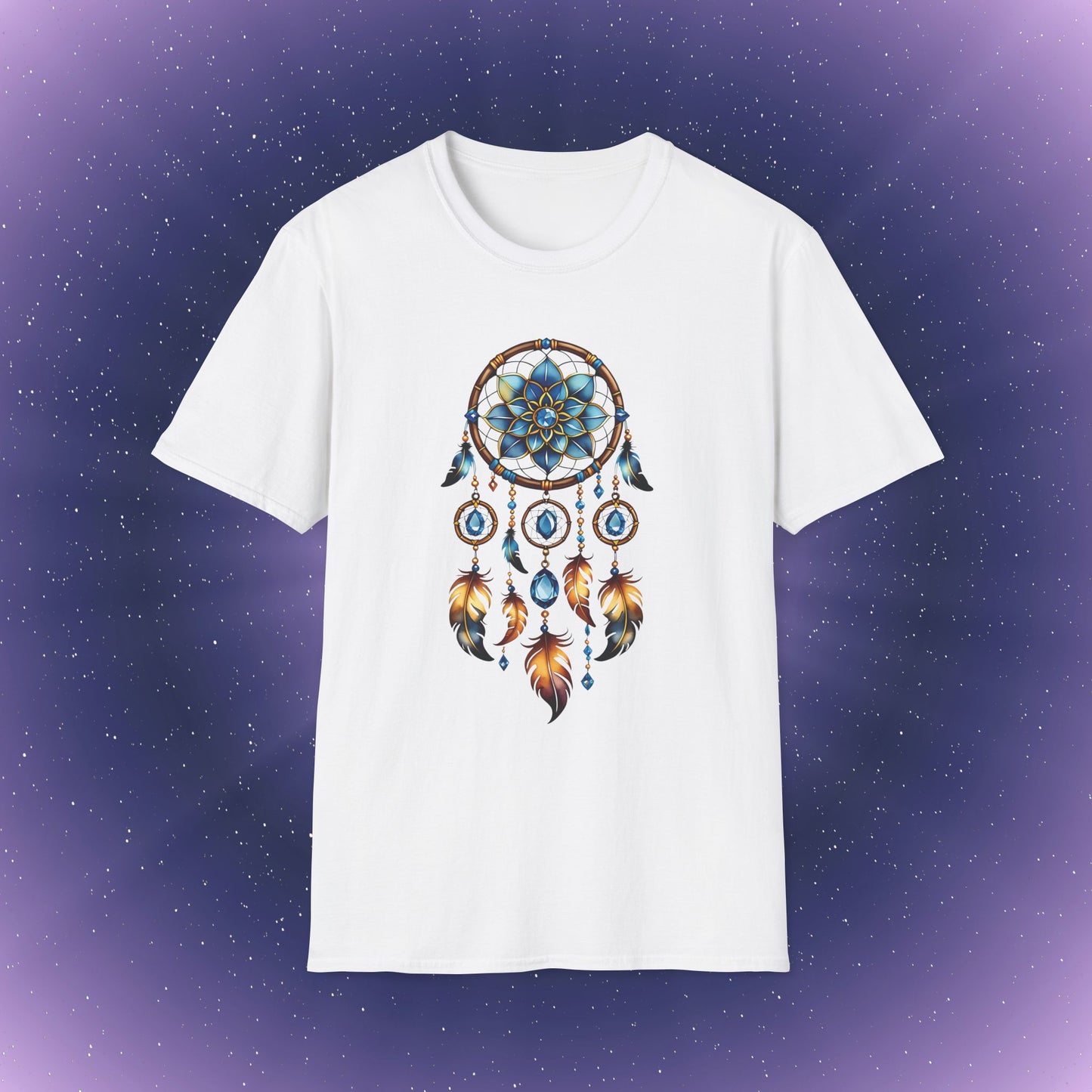 Camiseta con atrapasueños y piedra natal de topacio de Escorpio