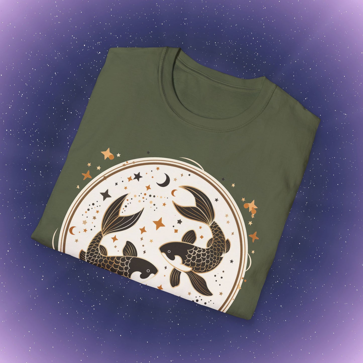 Camiseta bohemia del signo zodiacal Piscis
