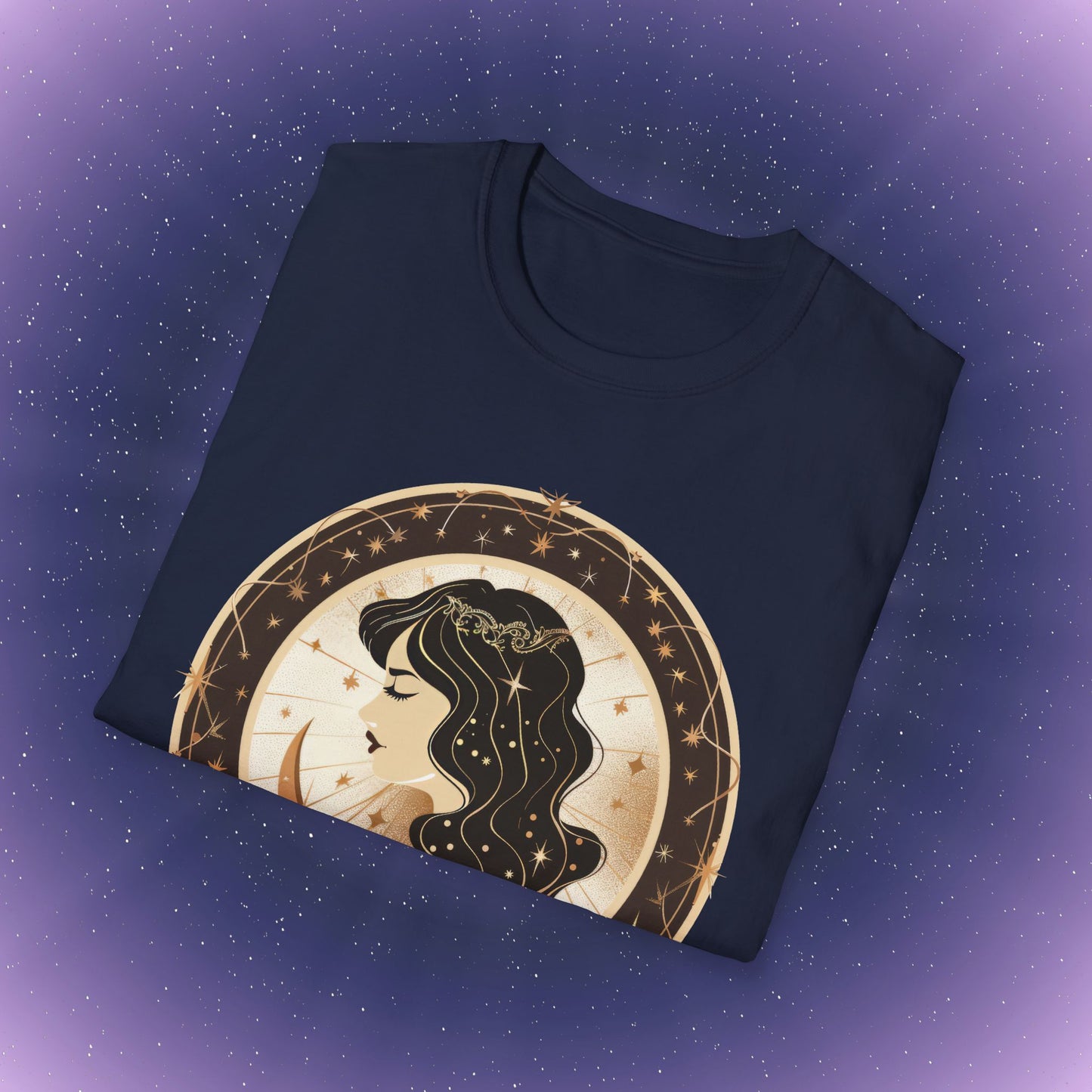 Camiseta bohemia del signo zodiacal Virgo