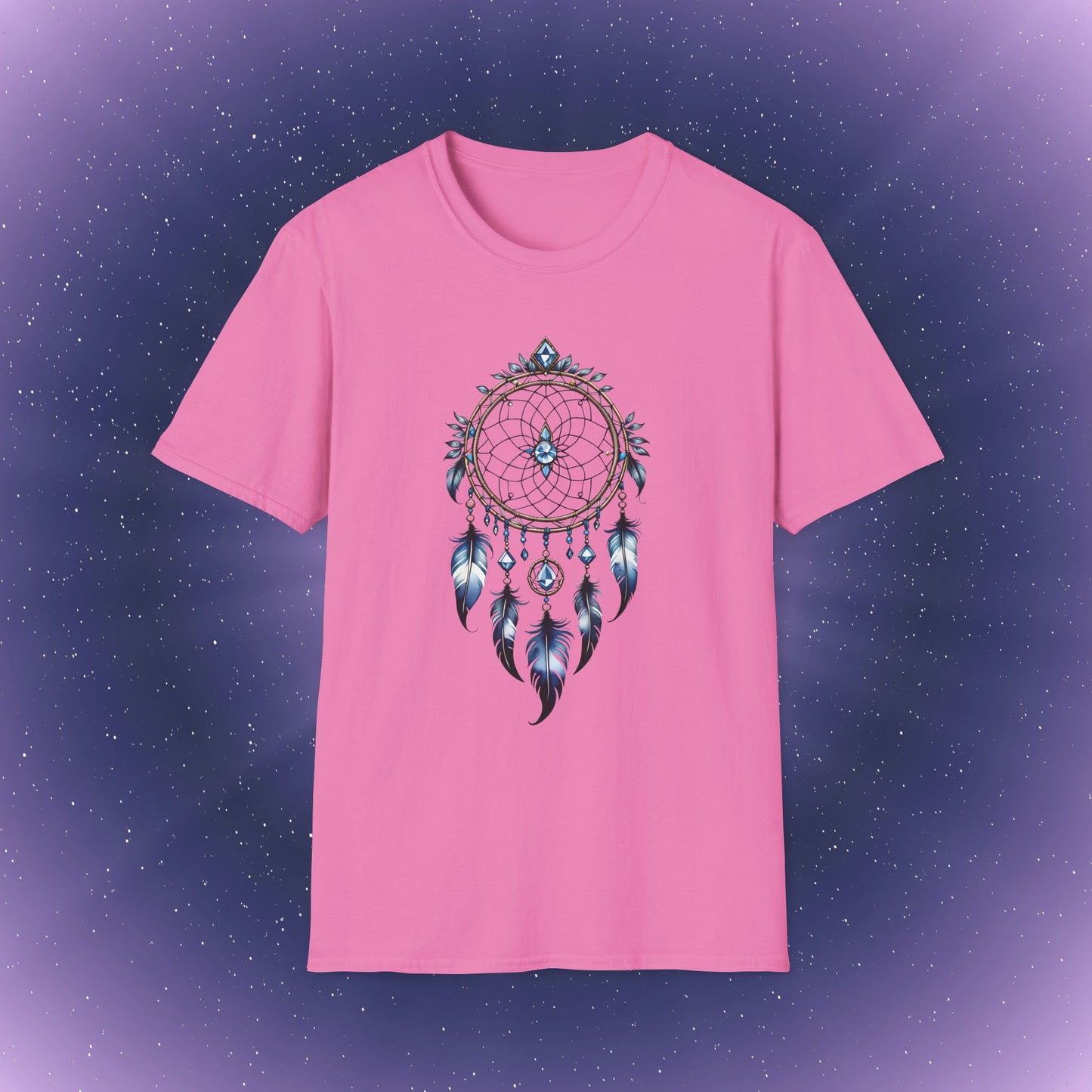 Camiseta con atrapasueños de piedra natal de diamante de Aries