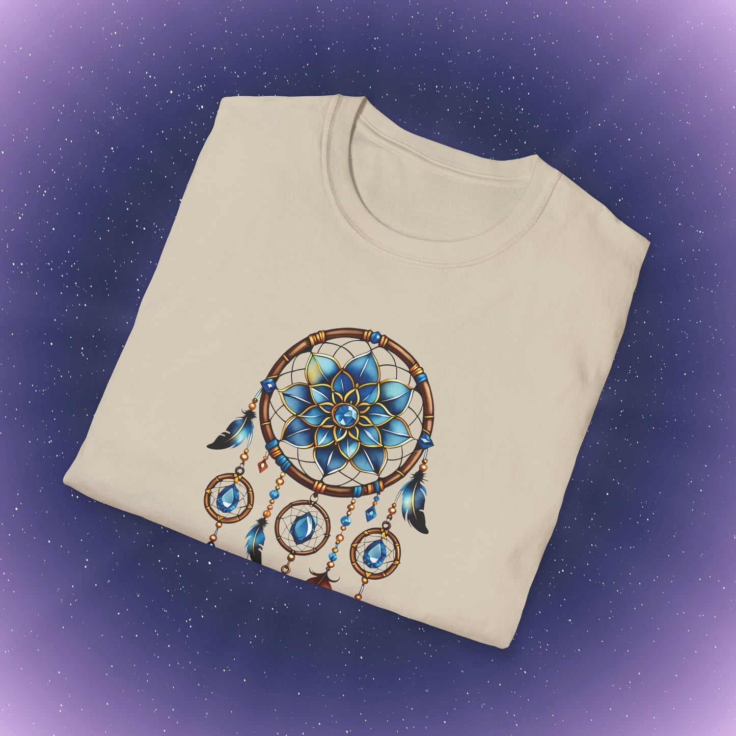 Camiseta con atrapasueños y piedra natal de topacio de Escorpio