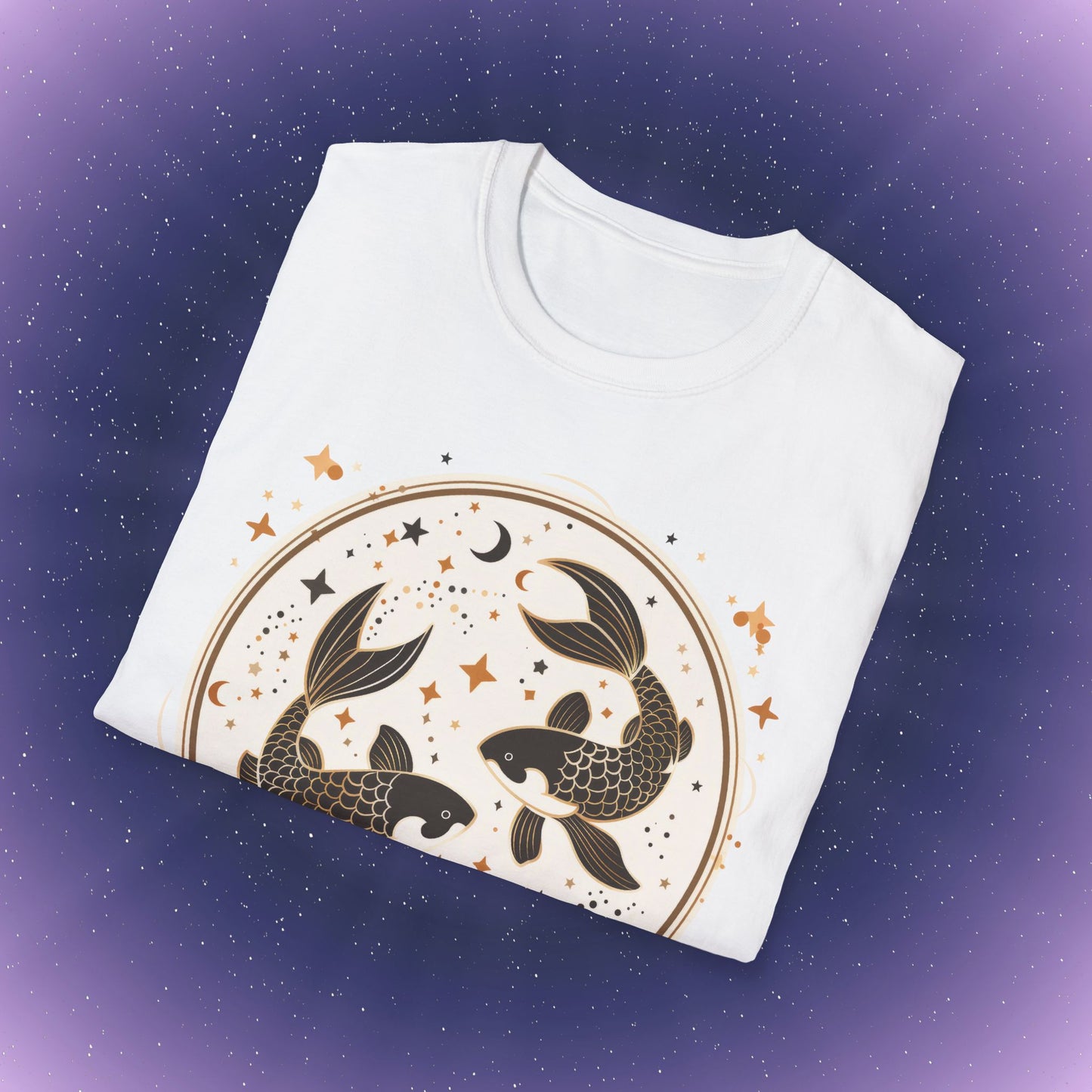 Camiseta bohemia del signo zodiacal Piscis