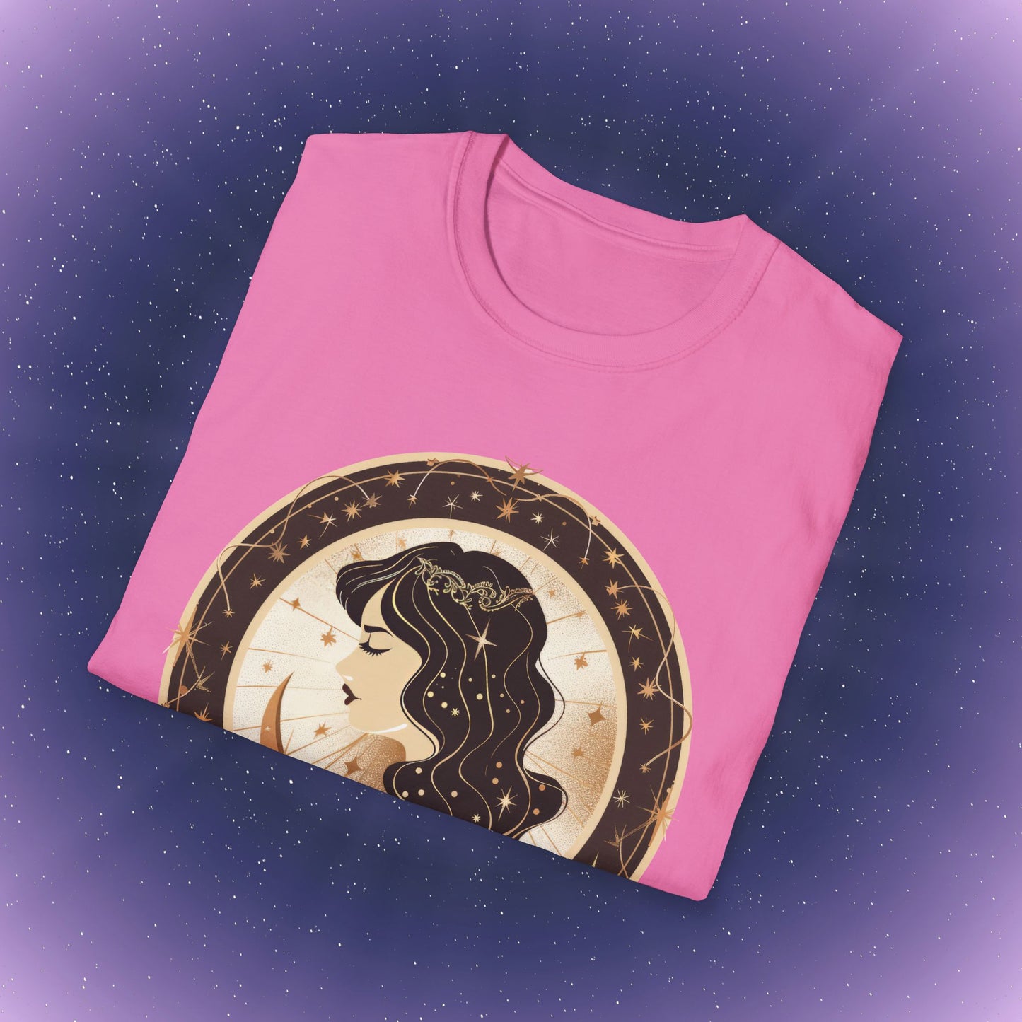 Camiseta bohemia del signo zodiacal Virgo