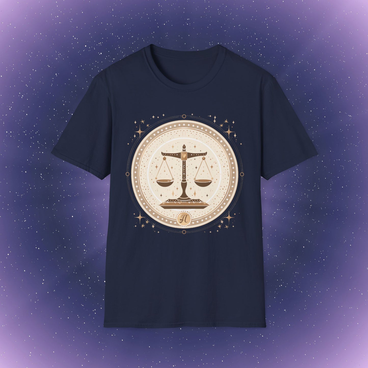Camiseta bohemia del signo zodiacal Libra