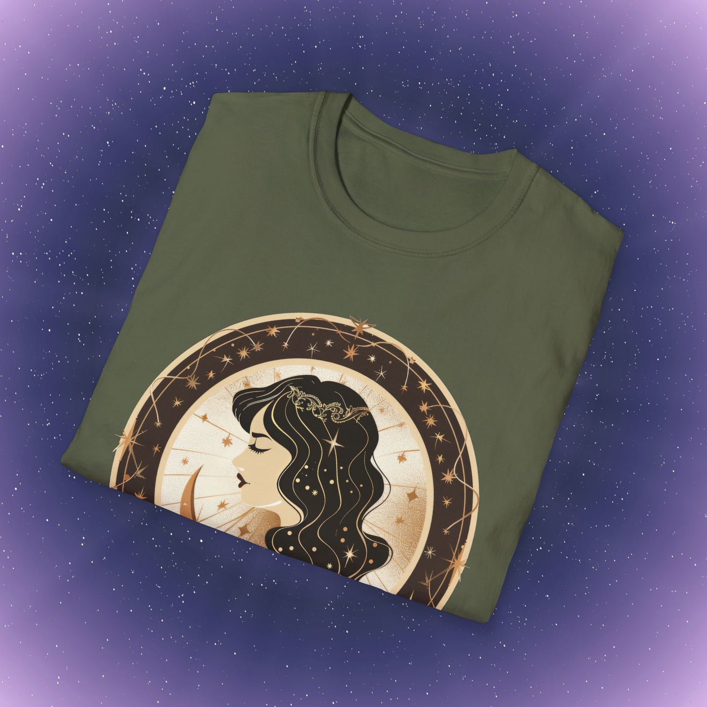 Camiseta bohemia del signo zodiacal Virgo