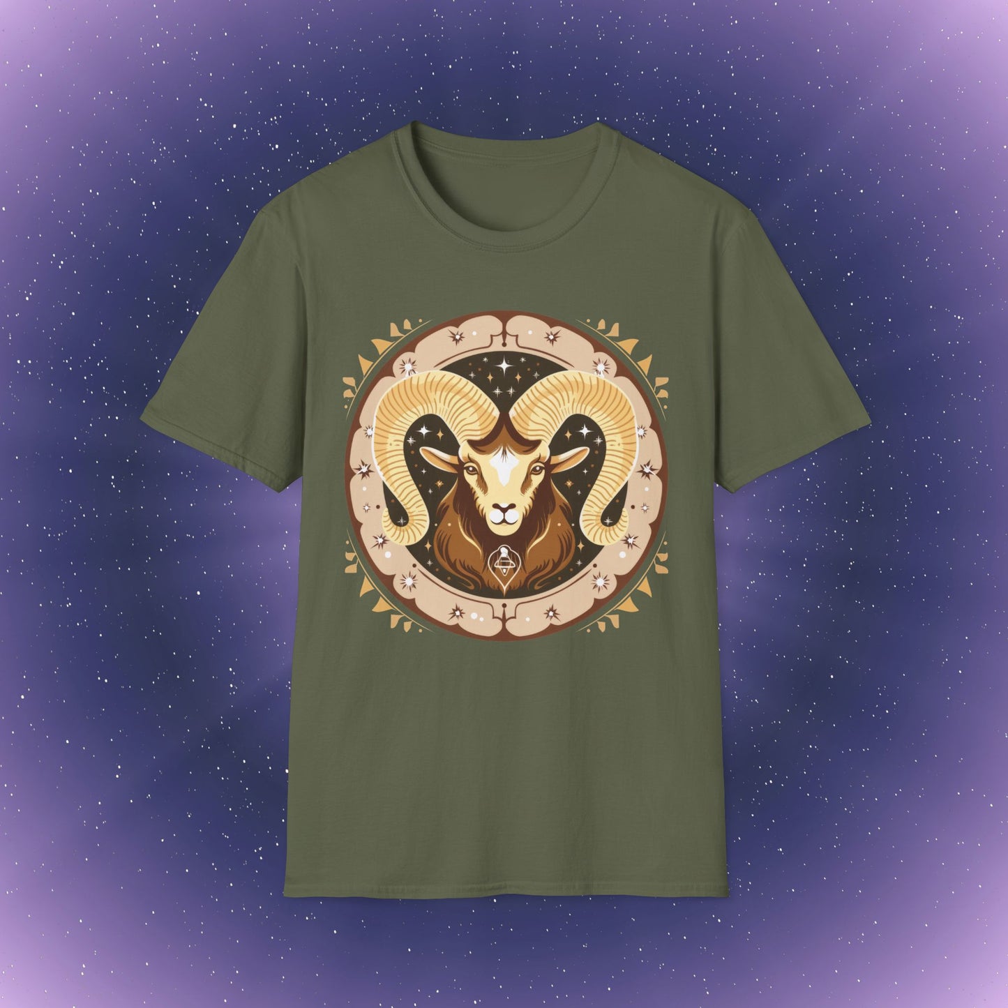 Camiseta bohemia del signo zodiacal Aries