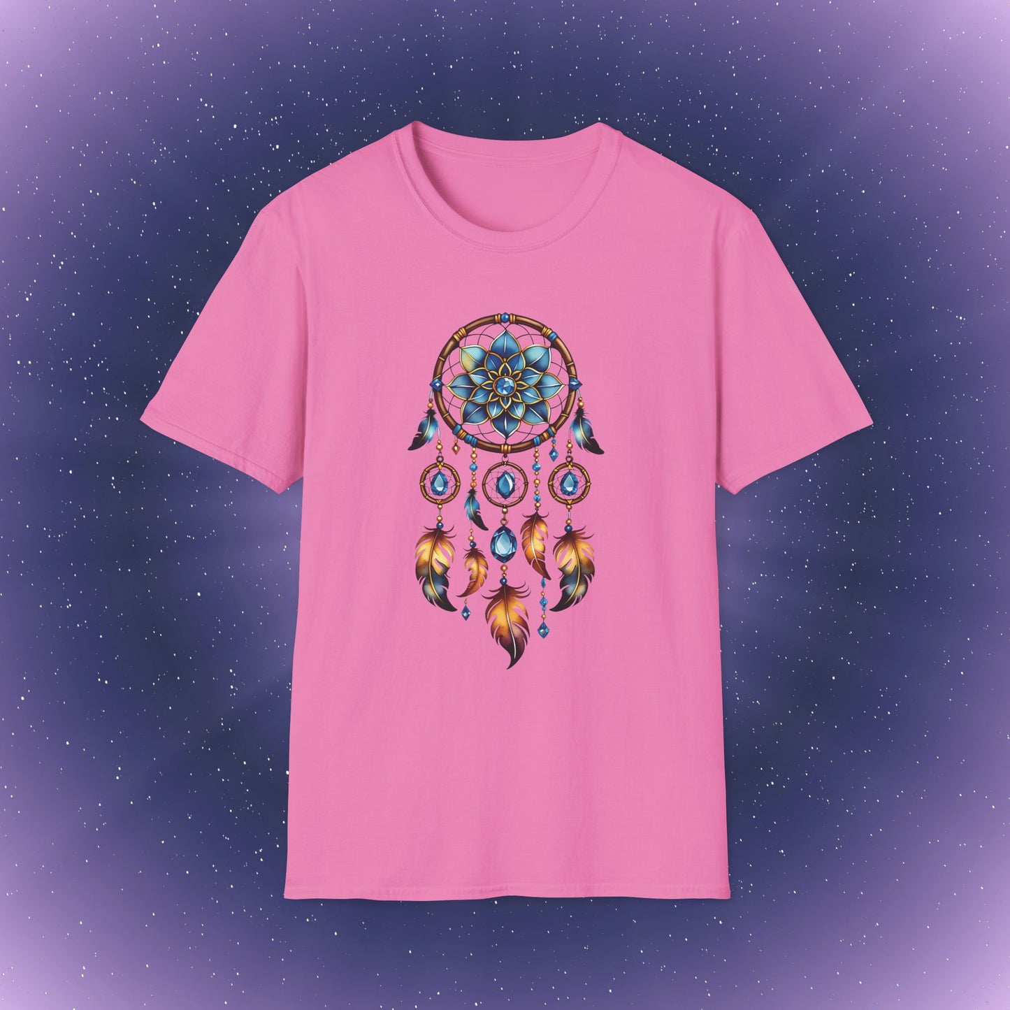 Camiseta con atrapasueños y piedra natal de topacio de Escorpio