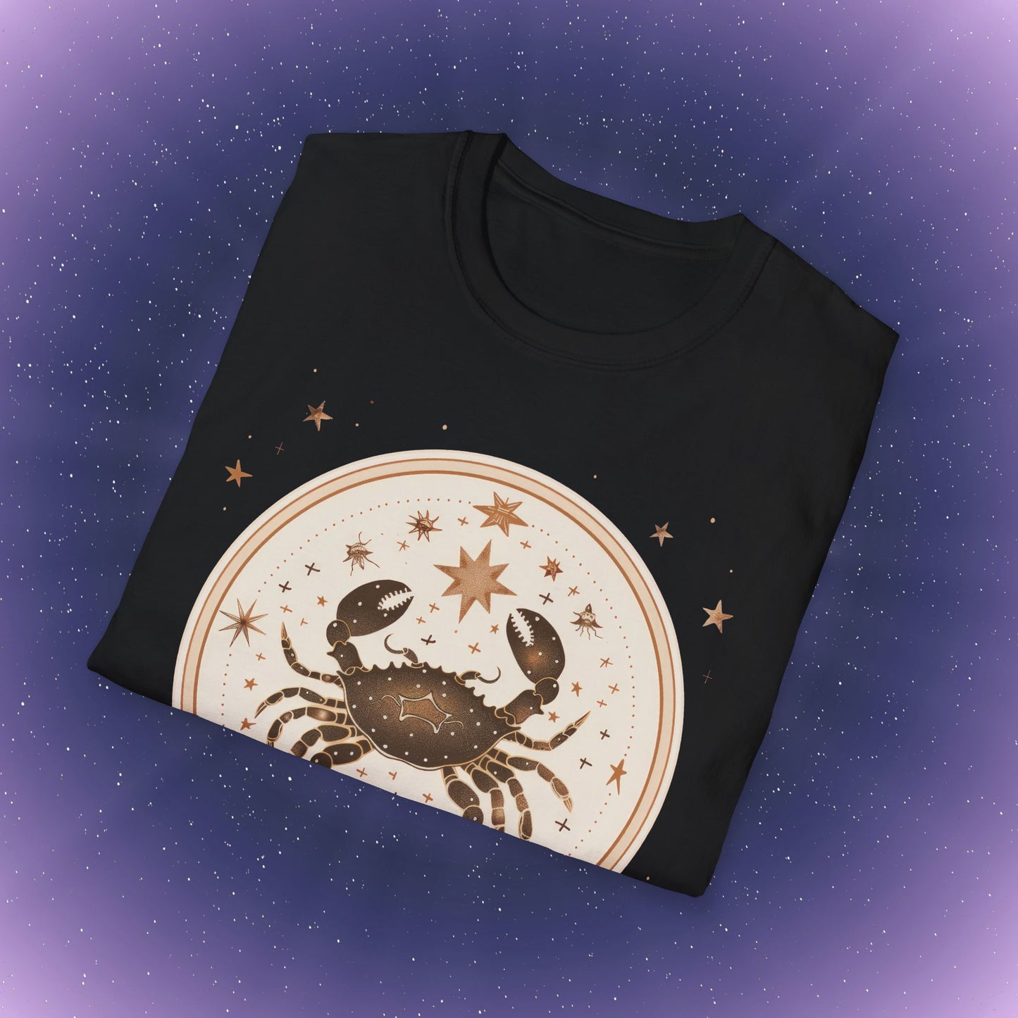 Camiseta bohemia del signo zodiacal Cáncer