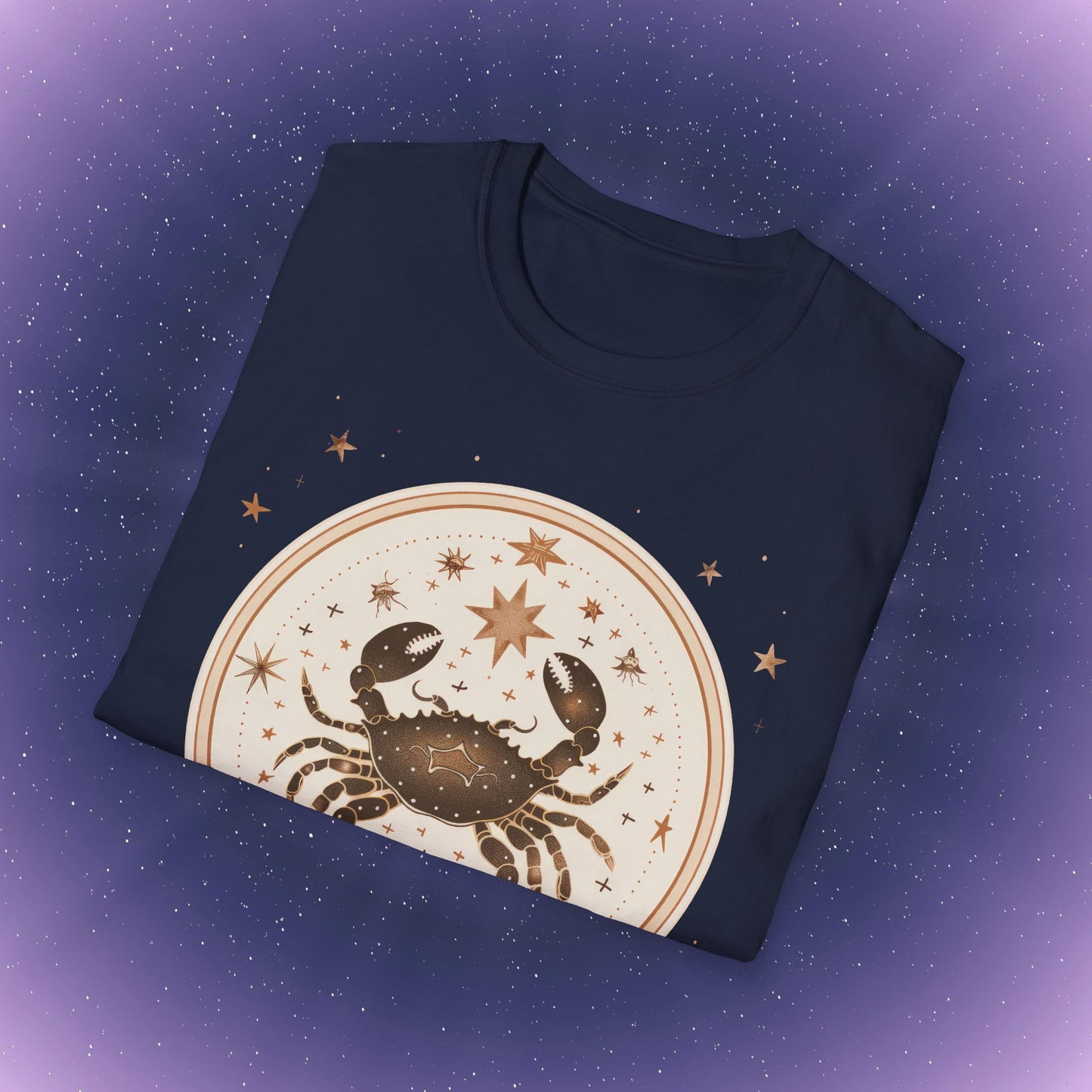 Camiseta bohemia del signo zodiacal Cáncer