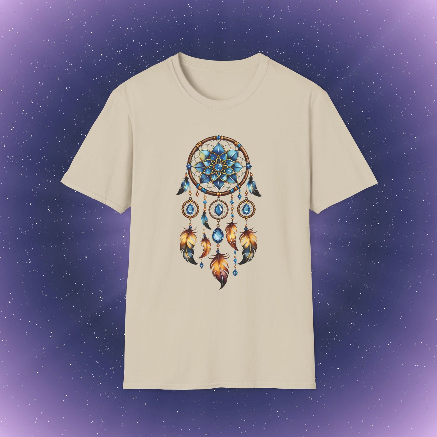 Camiseta con atrapasueños y piedra natal de topacio de Escorpio