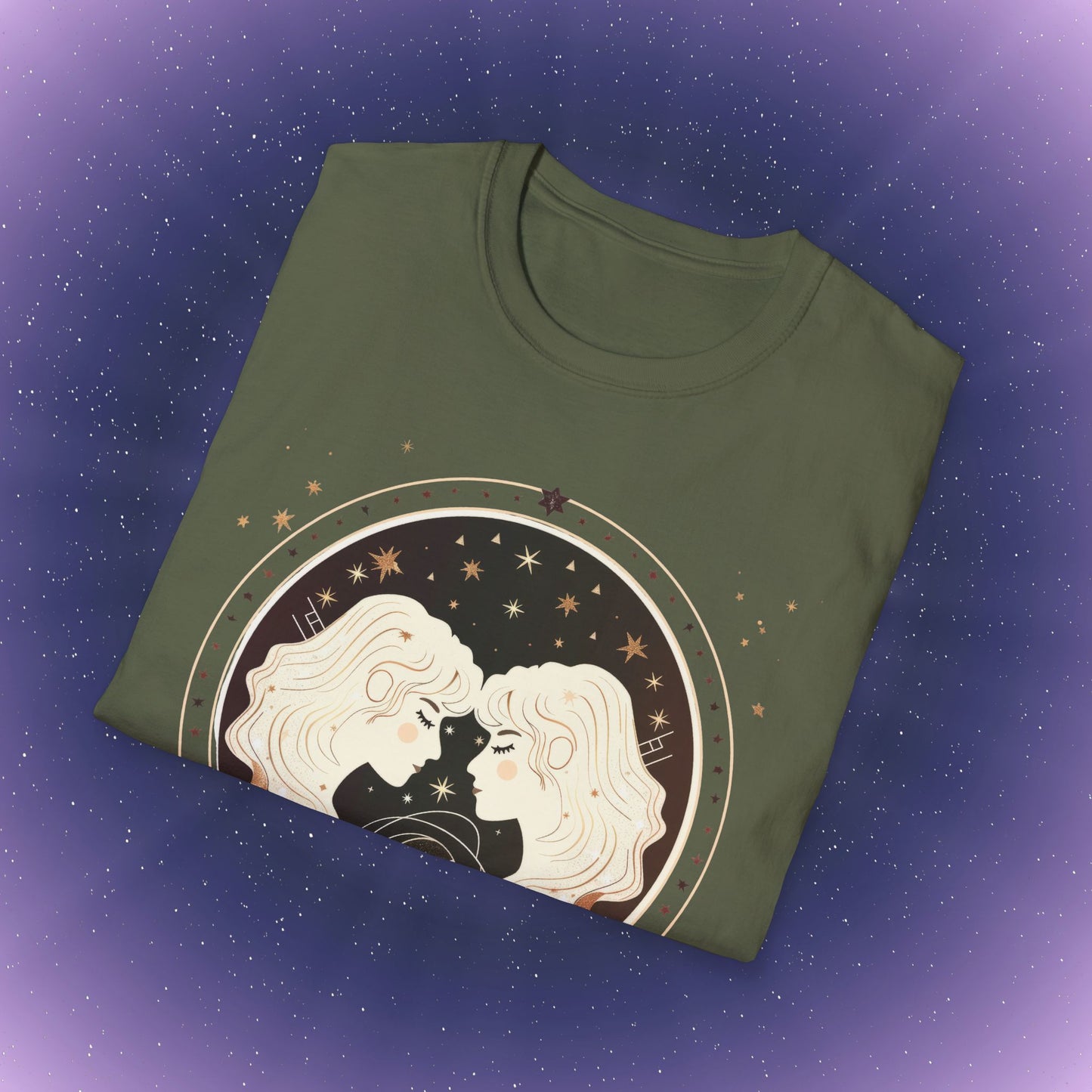 Camiseta bohemia del signo zodiacal Géminis