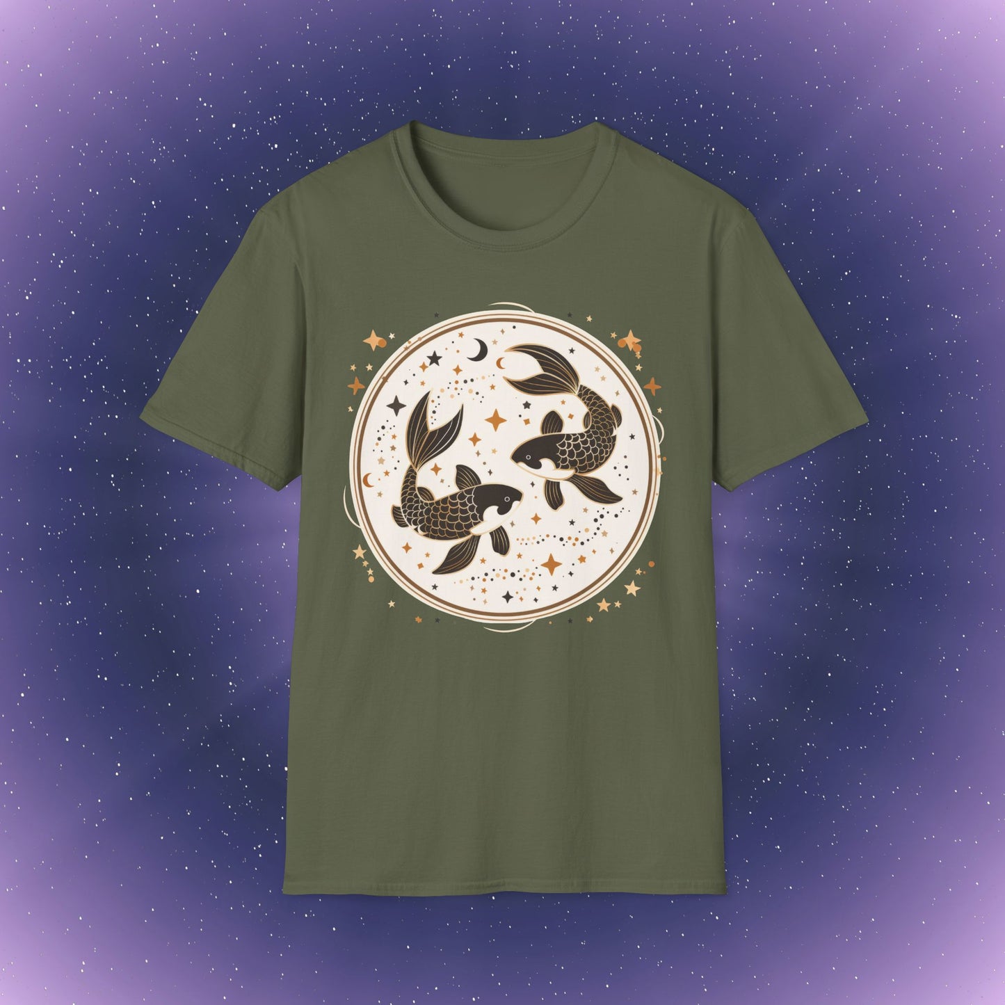 Camiseta bohemia del signo zodiacal Piscis