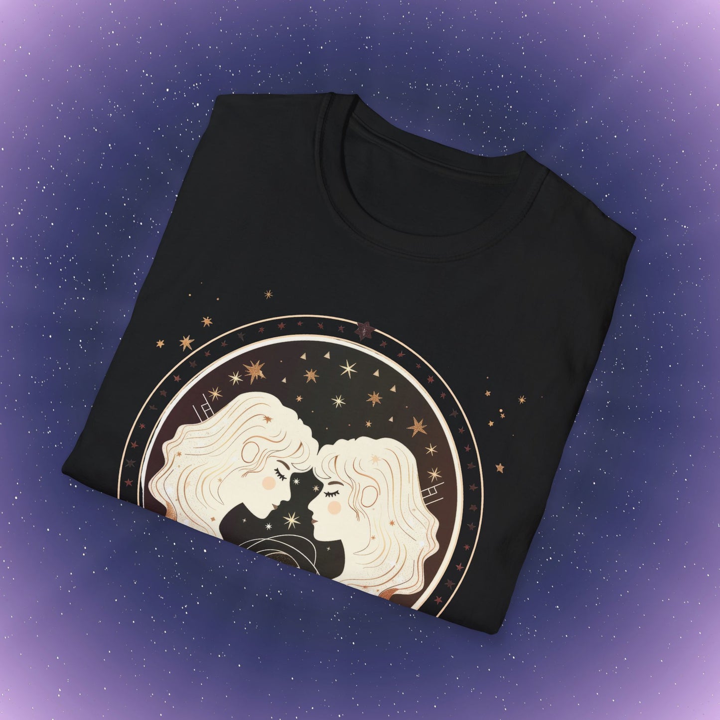 Camiseta bohemia del signo zodiacal Géminis