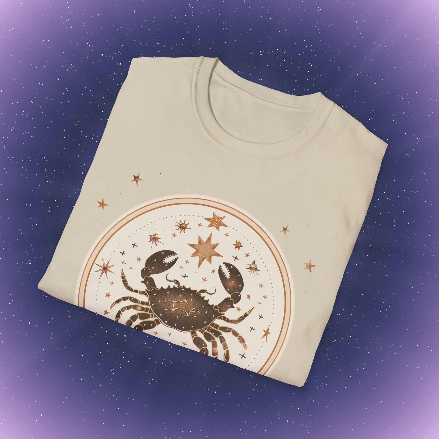 Camiseta bohemia del signo zodiacal Cáncer