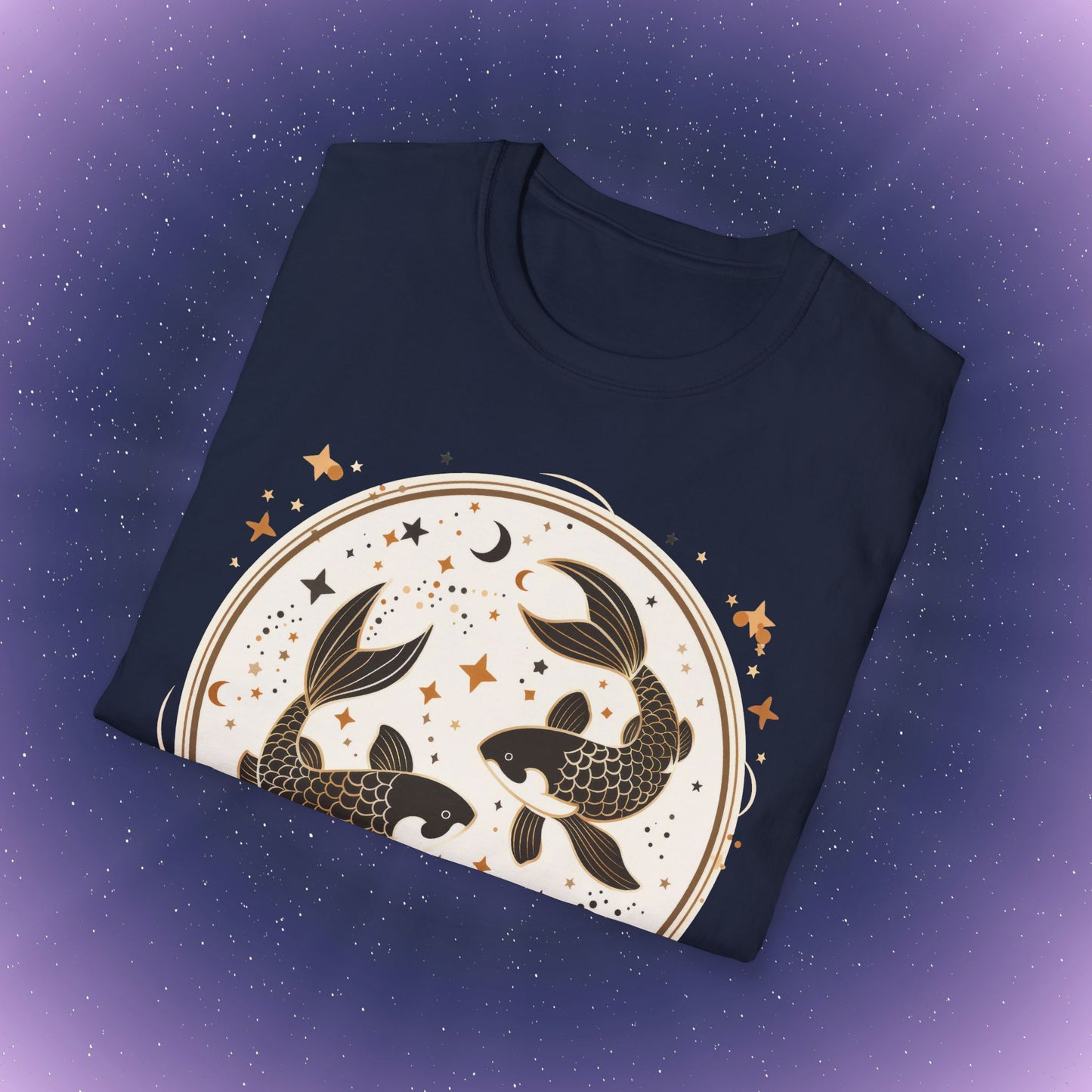 Camiseta bohemia del signo zodiacal Piscis