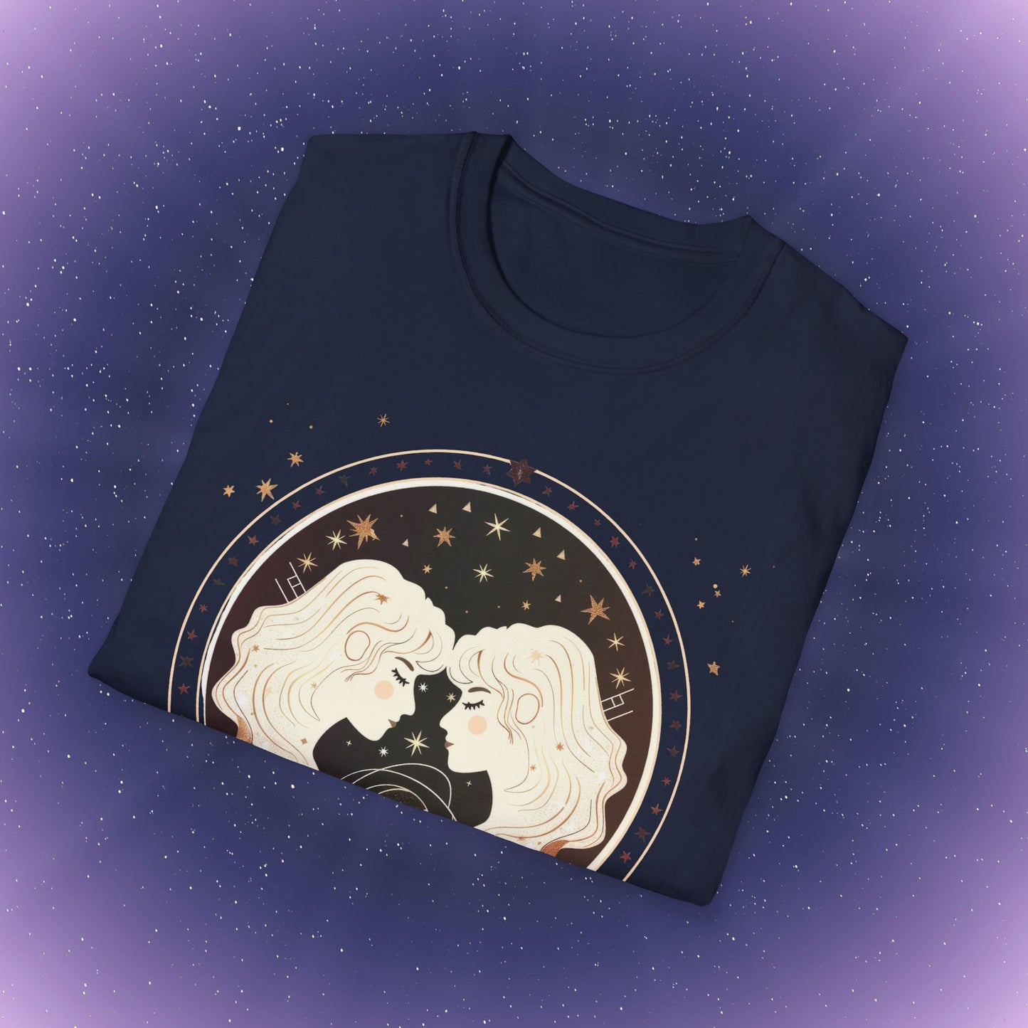 Camiseta bohemia del signo zodiacal Géminis