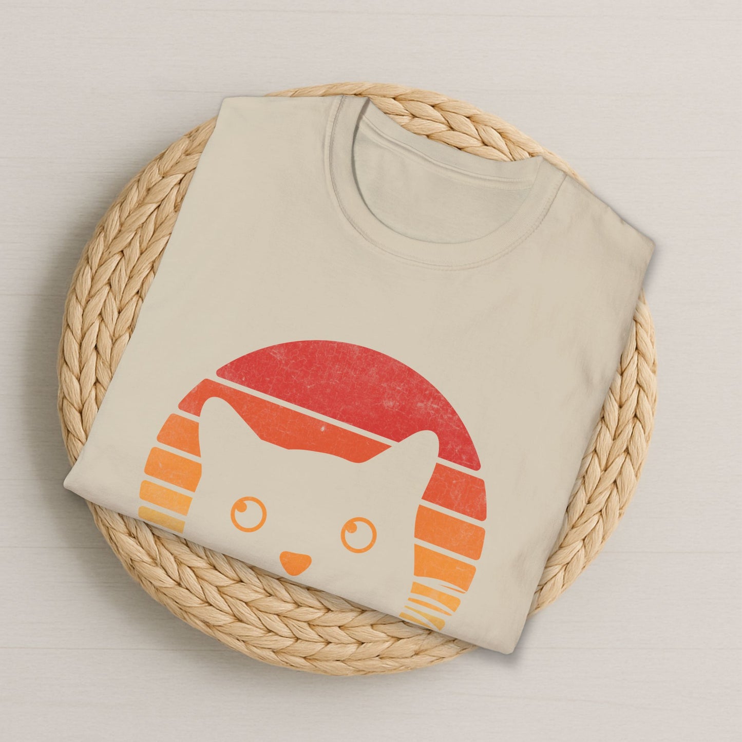 Ew People Retro-Katzen-T-Shirt