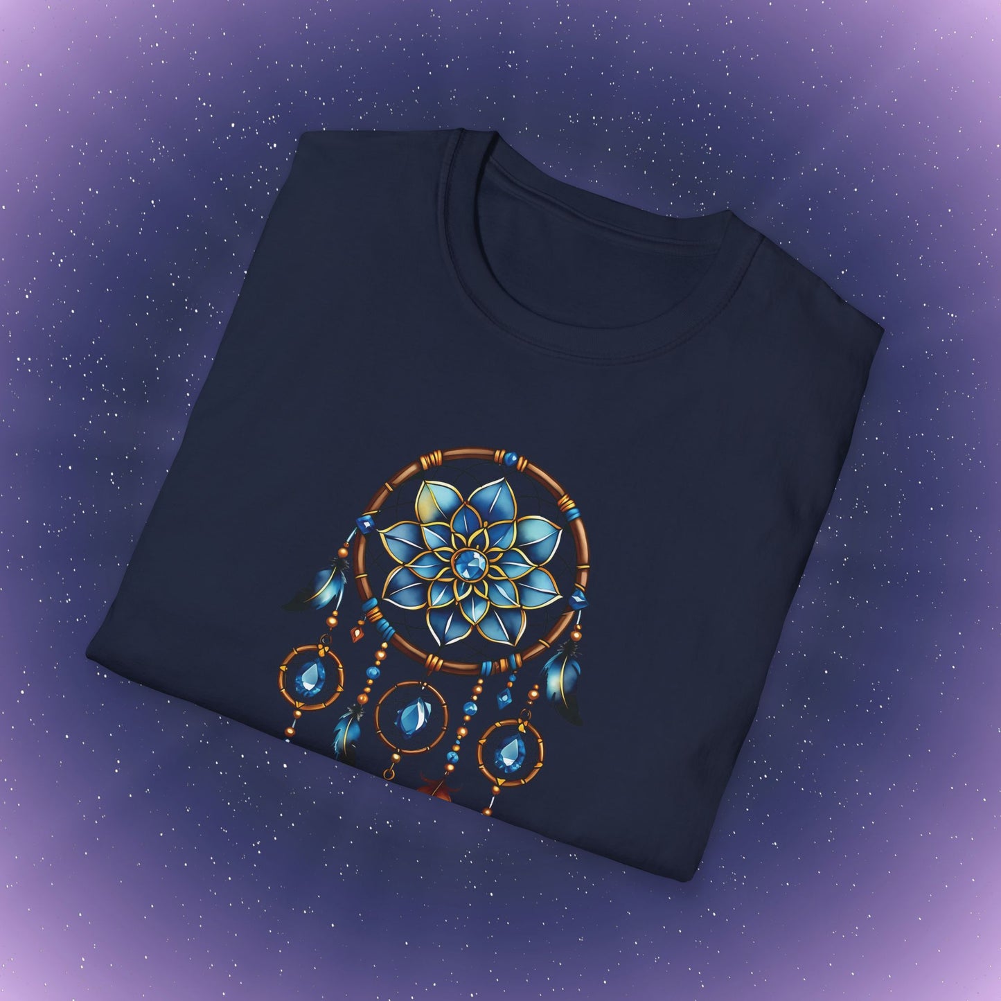 Camiseta con atrapasueños y piedra natal de topacio de Escorpio