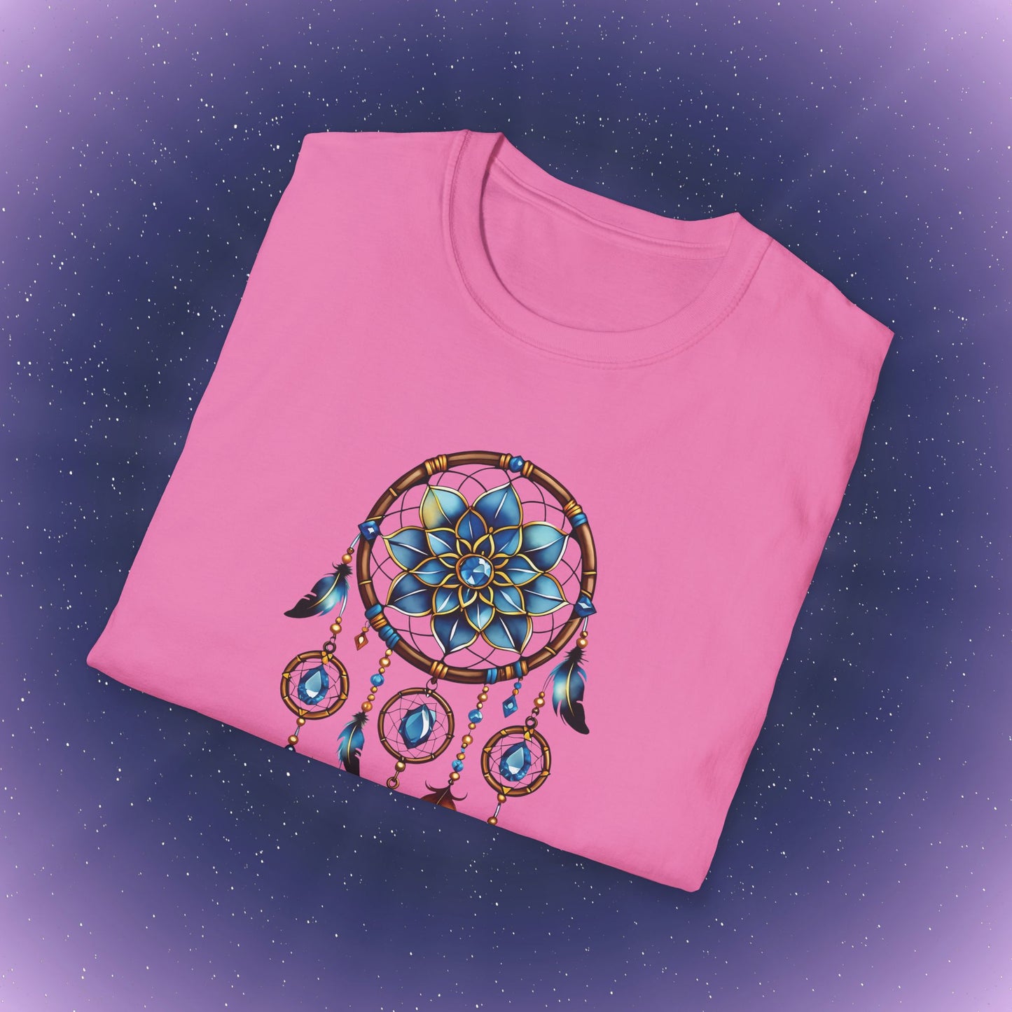 Camiseta con atrapasueños y piedra natal de topacio de Escorpio