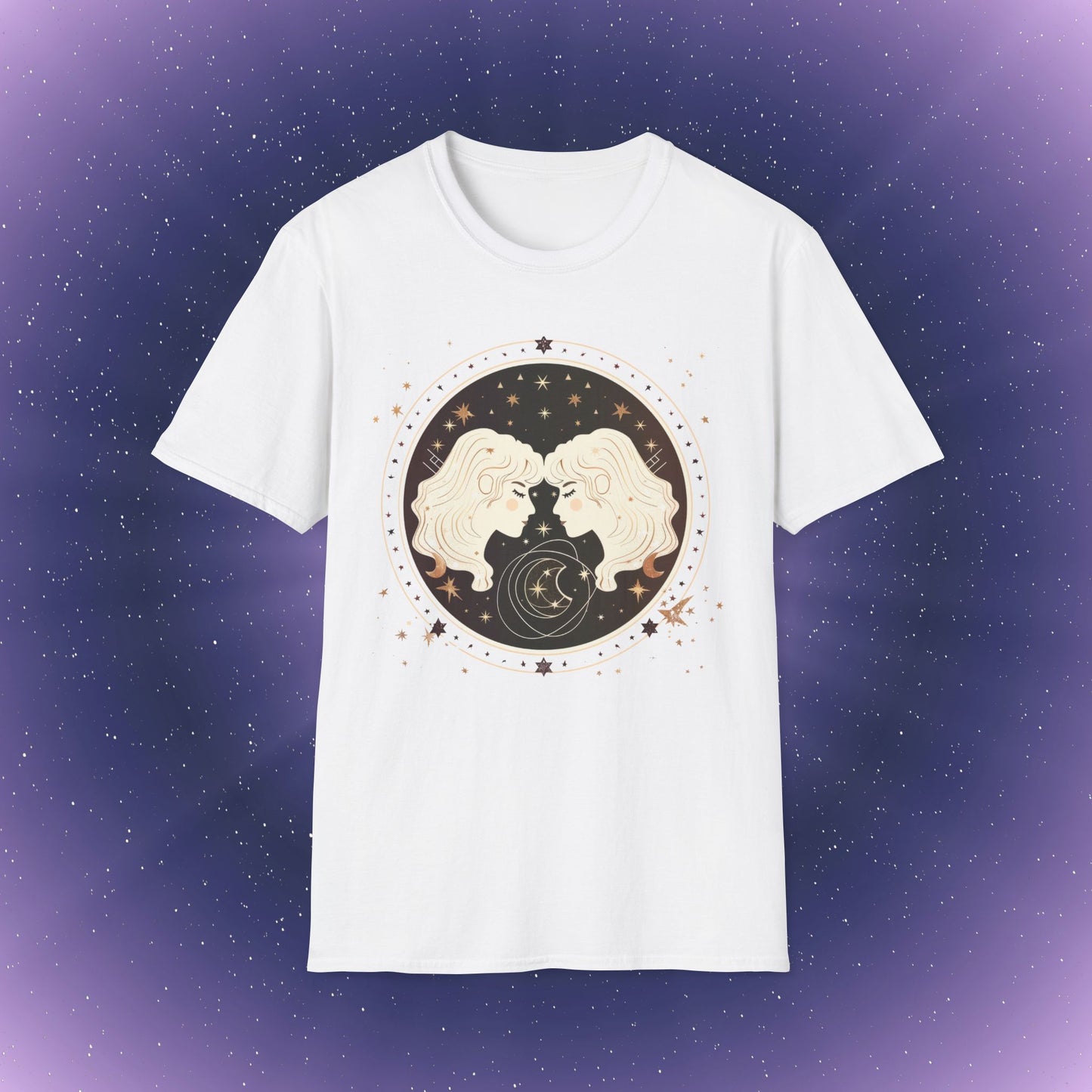 Camiseta bohemia del signo zodiacal Géminis