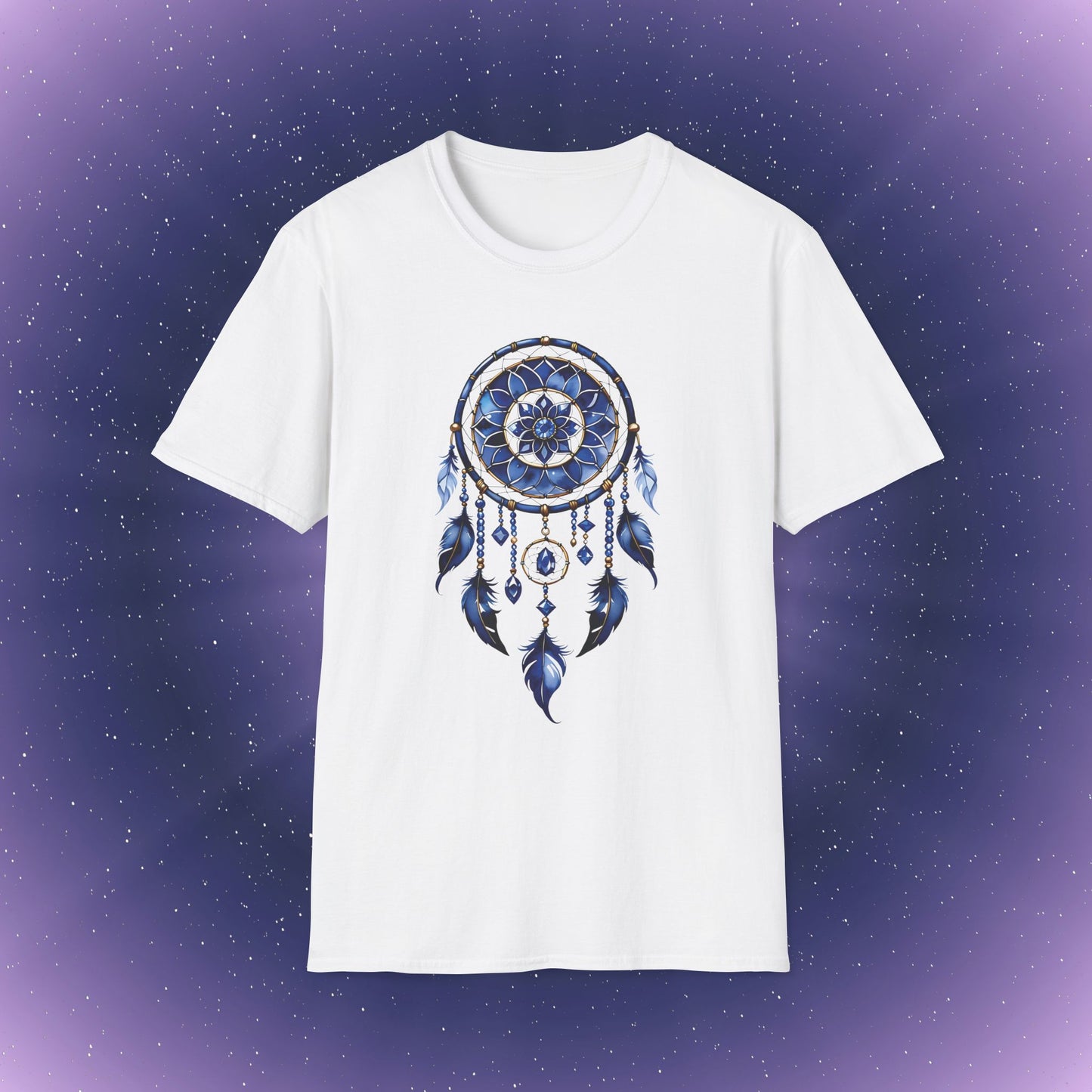 Camiseta atrapasueños con zafiro de Virgo