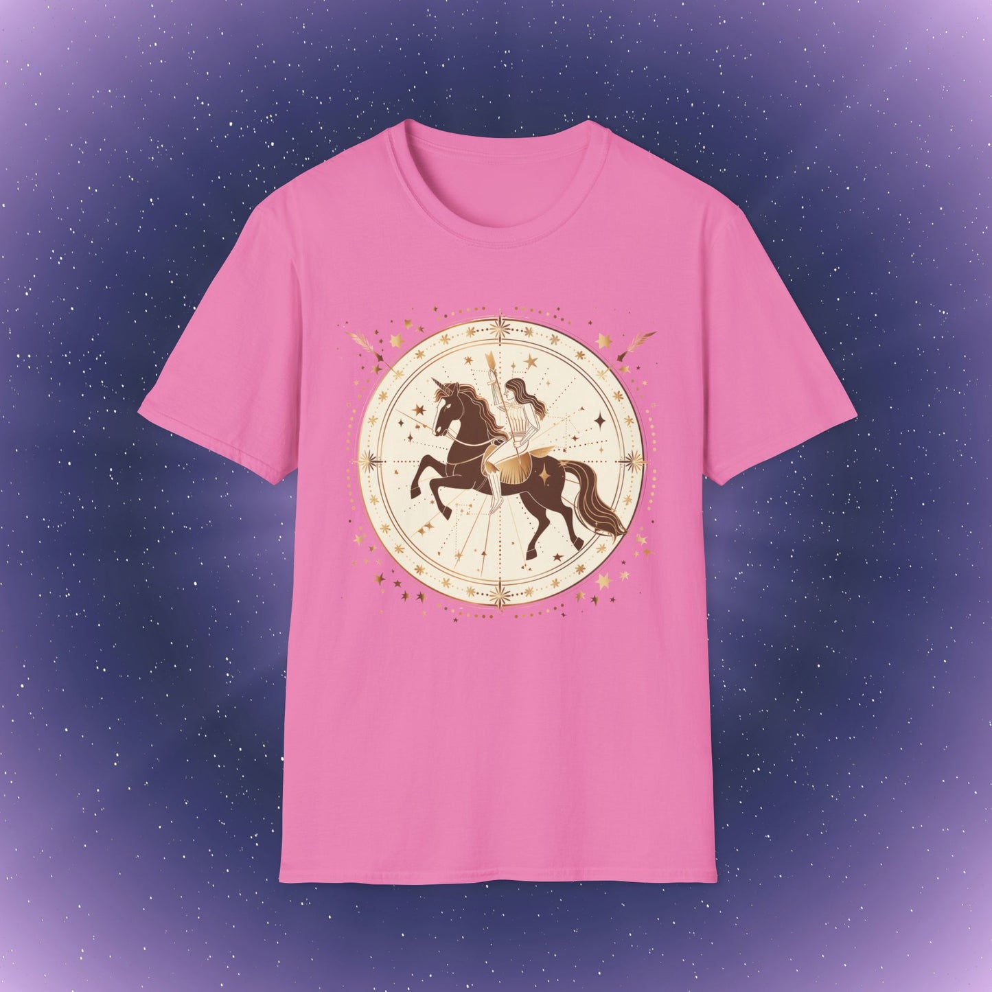 Camiseta bohemia del signo zodiacal Sagitario