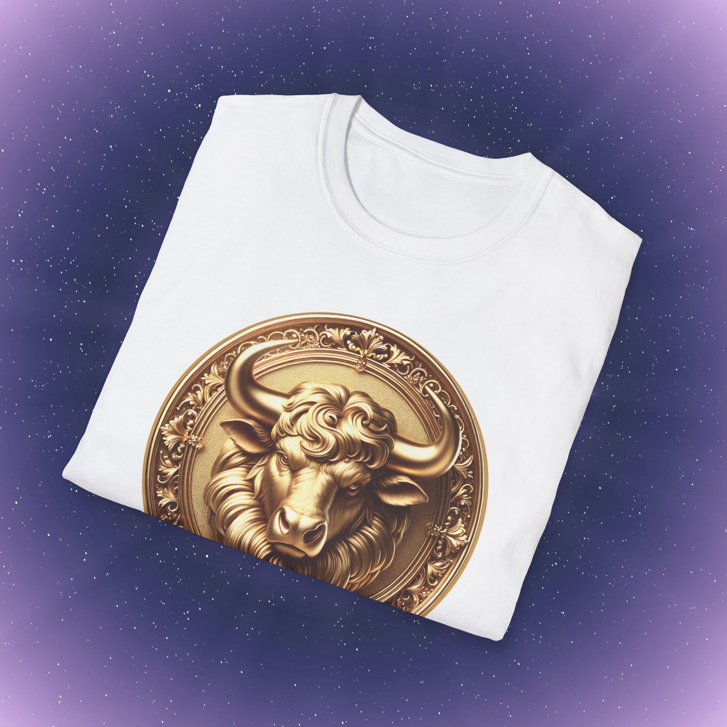 Taurus Gold Zodiac Sign T-Shirt