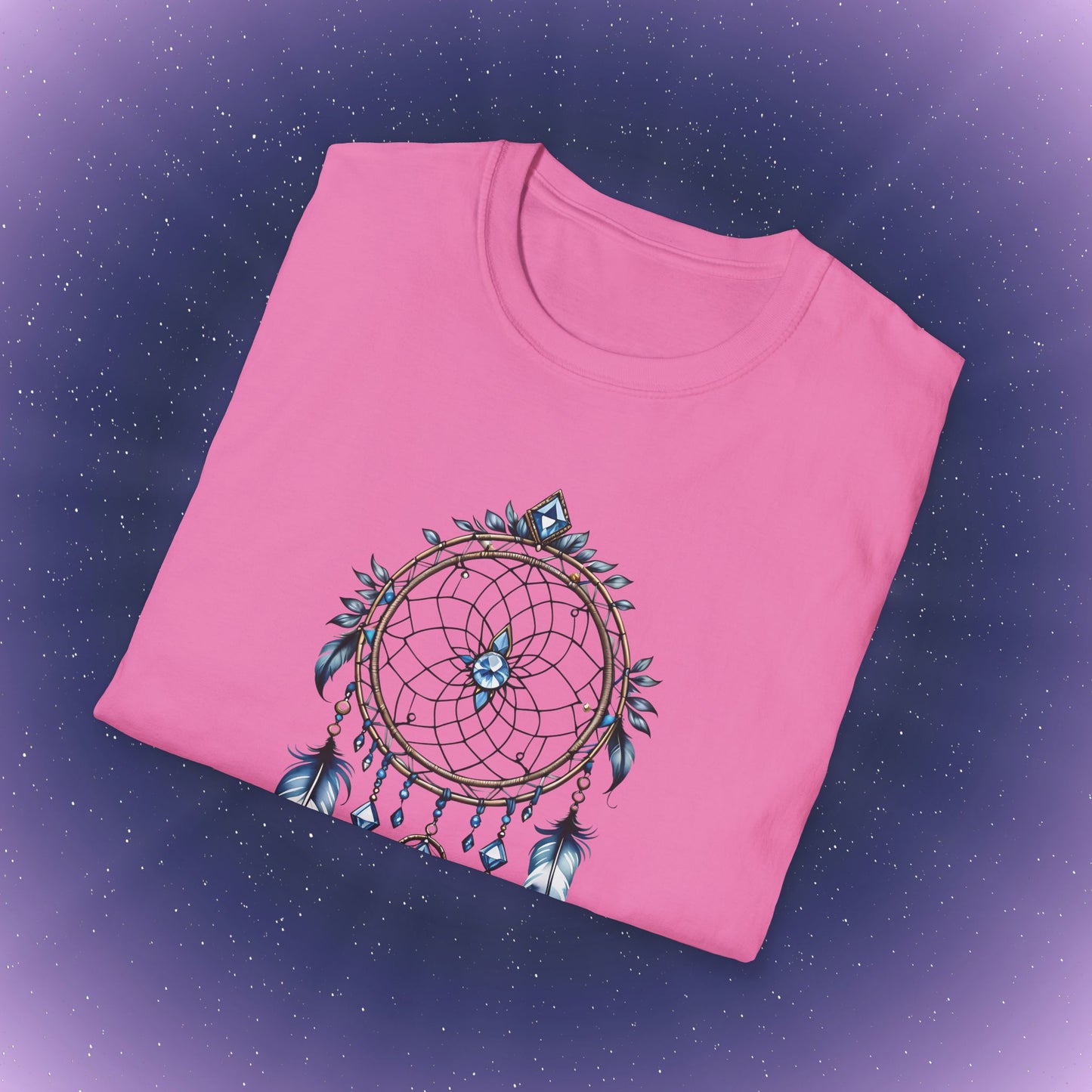 Camiseta con atrapasueños de piedra natal de diamante de Aries