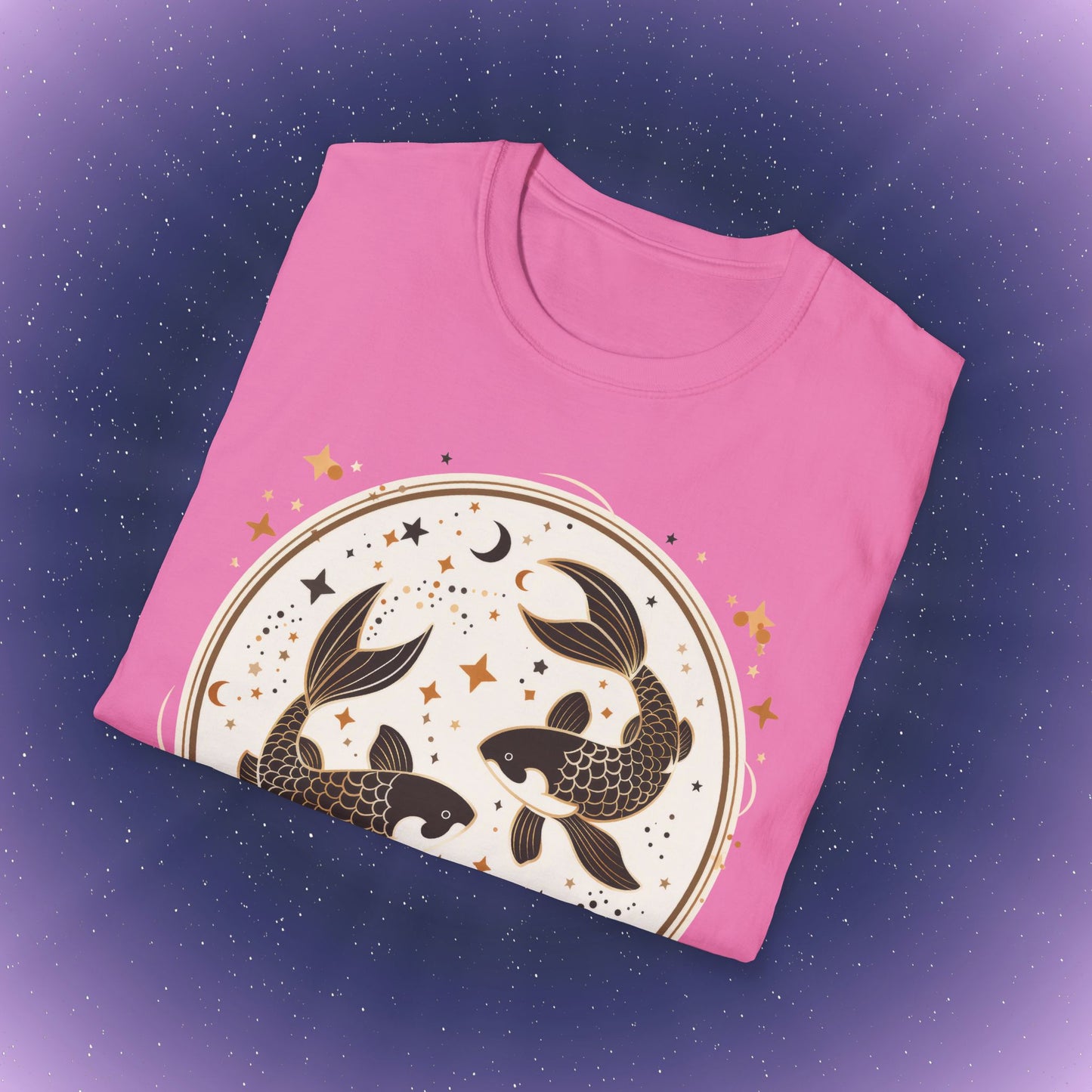 Camiseta bohemia del signo zodiacal Piscis