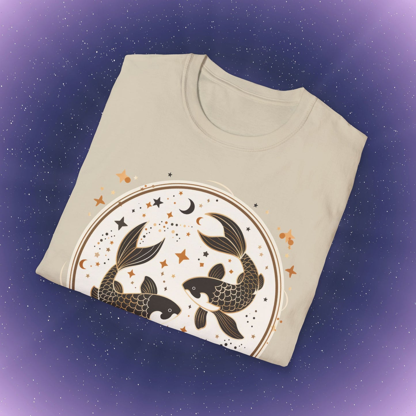 Camiseta bohemia del signo zodiacal Piscis