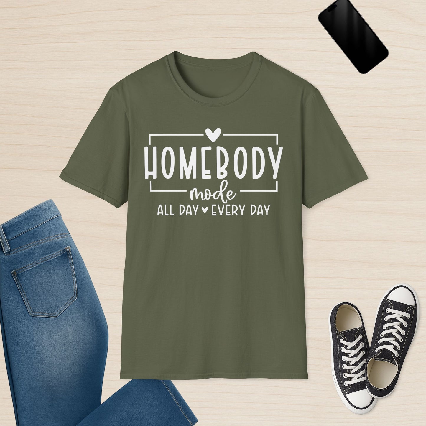 Homebody Mode Introvert T-Shirt