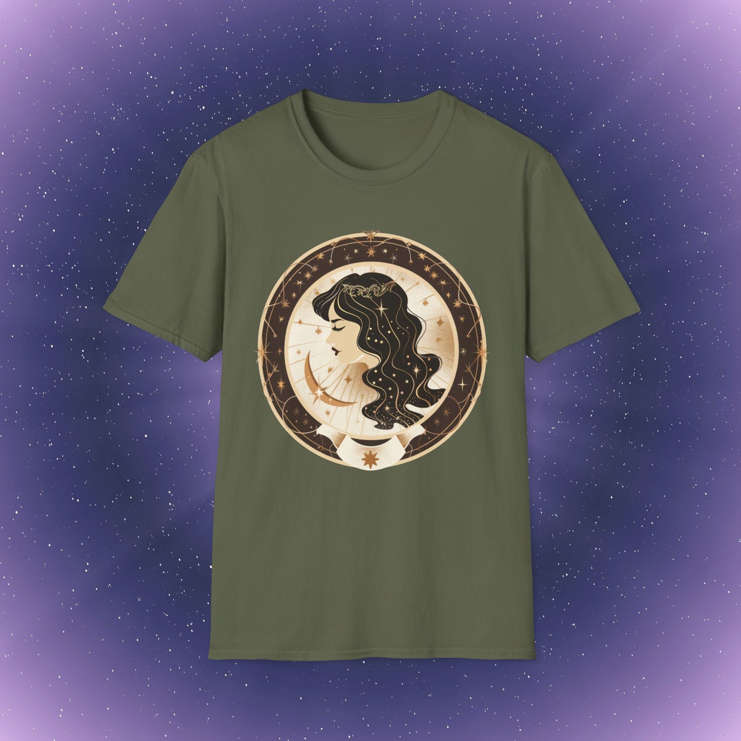 Camiseta bohemia del signo zodiacal Virgo