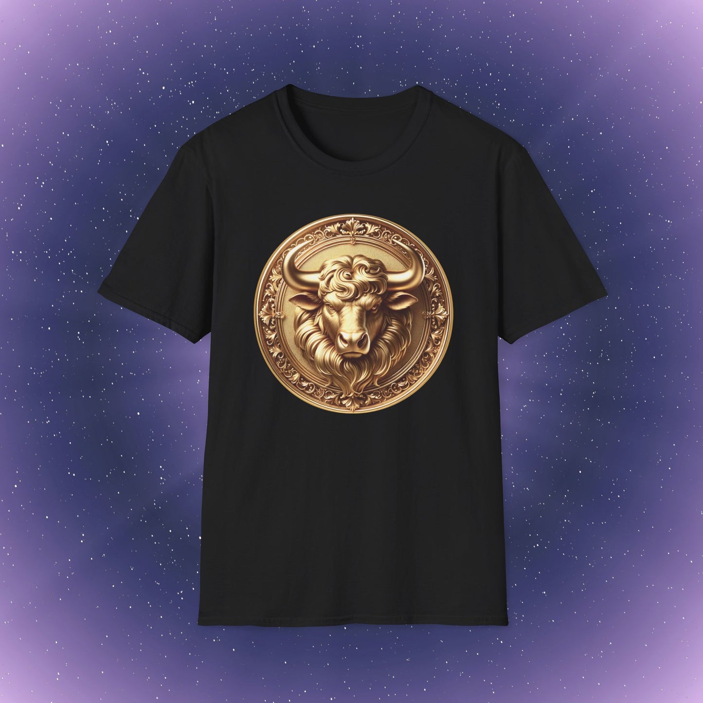 Taurus Gold Zodiac Sign T-Shirt