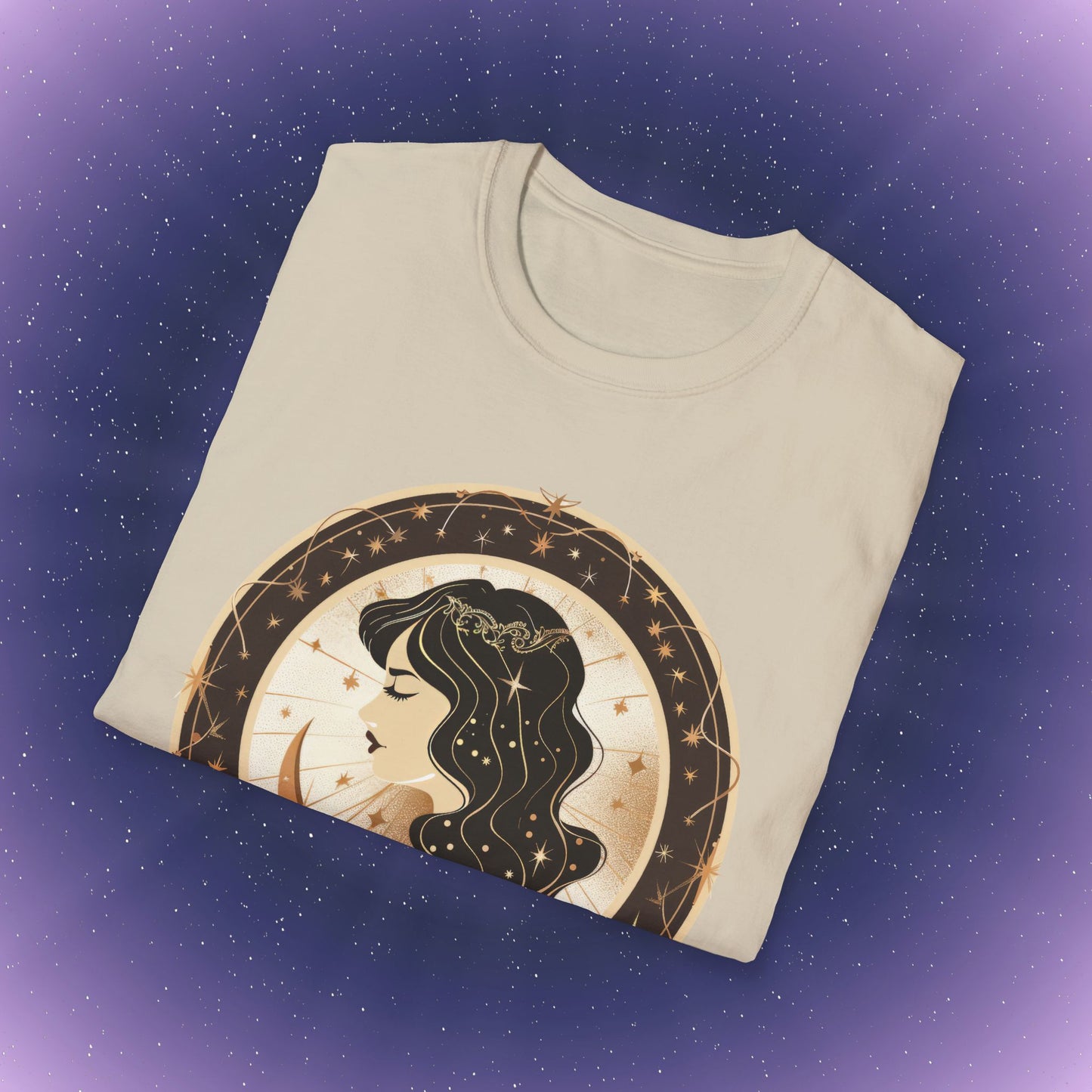 Camiseta bohemia del signo zodiacal Virgo